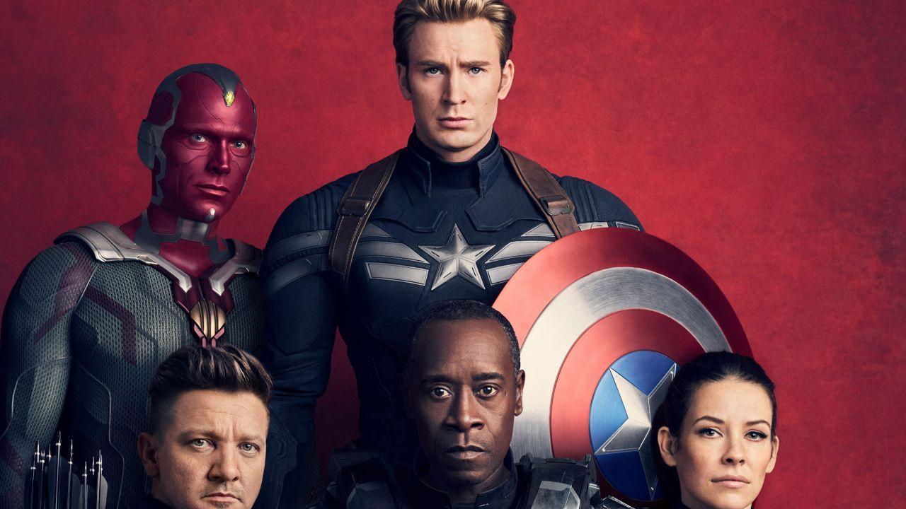 1280x720 Wallpaper Avengers: Infinity War, Vision, Captain America, Hawkeye