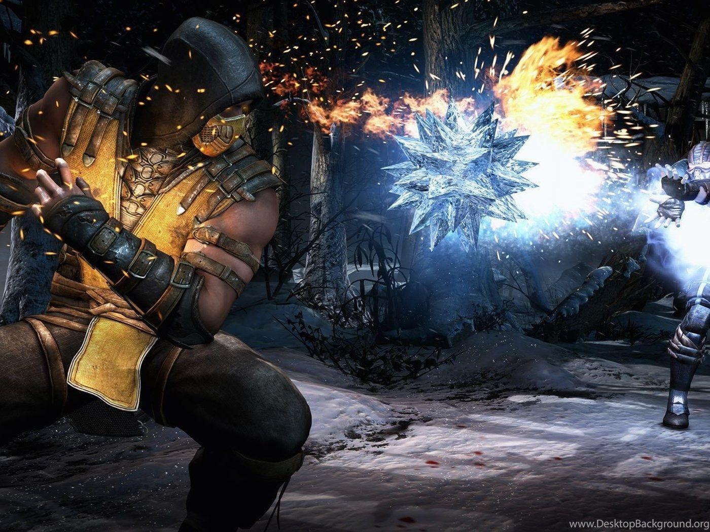 1400x1050 Download Best Mortal Kombat X Scorpion Vs Sub Zero HD Wallpaper. Desktop Background