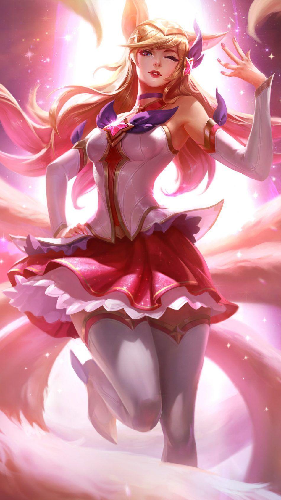 950x1689 Ahri League Of Legends 4k Ultra HD Mobile Wallpaper Wallpaper Star Guardian HD Wallpaper