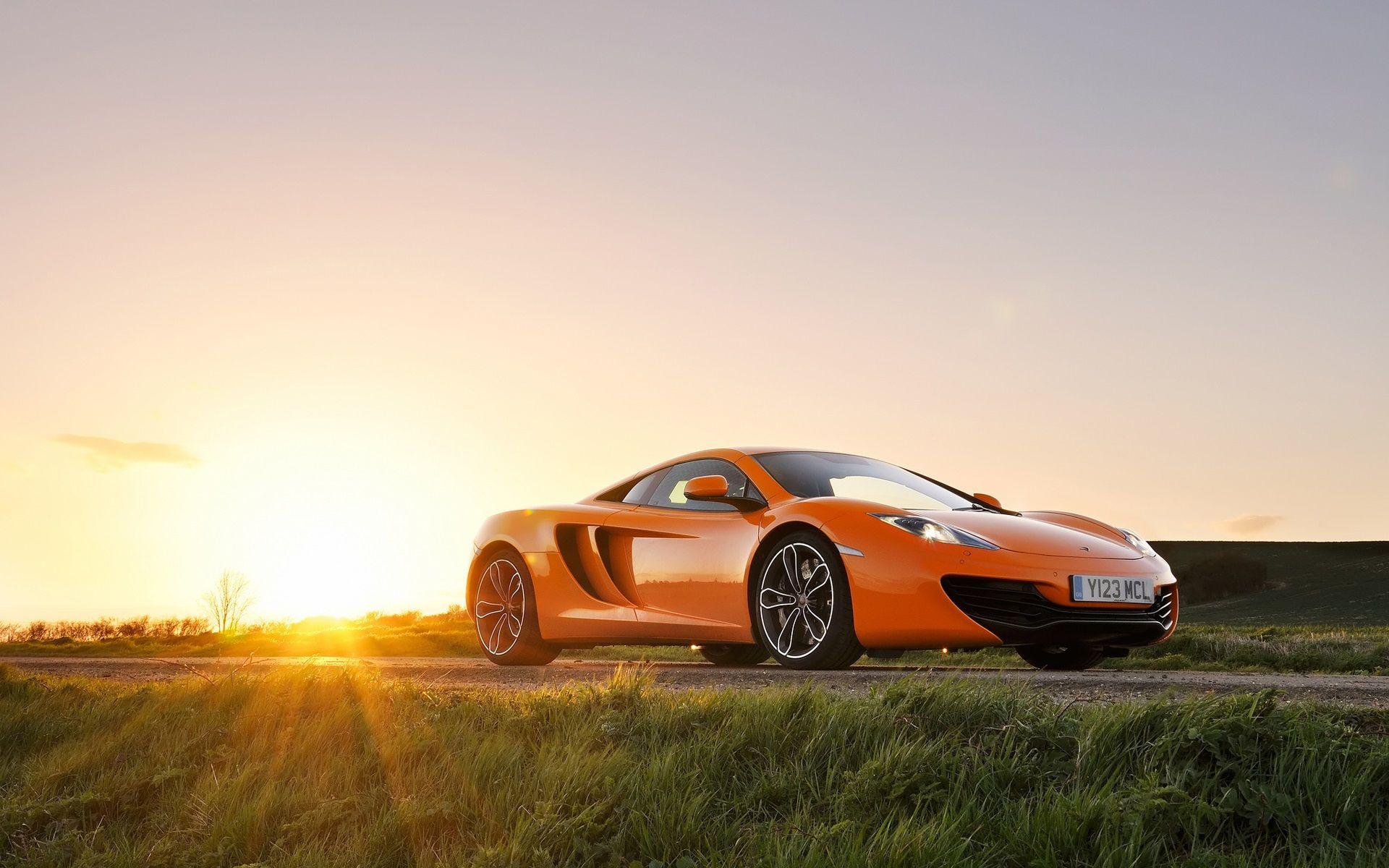 1920x1200 Wallpaper McLaren MP4 12C Orange Supercar, Sun, Glare 1920x1200 HD Picture, Image