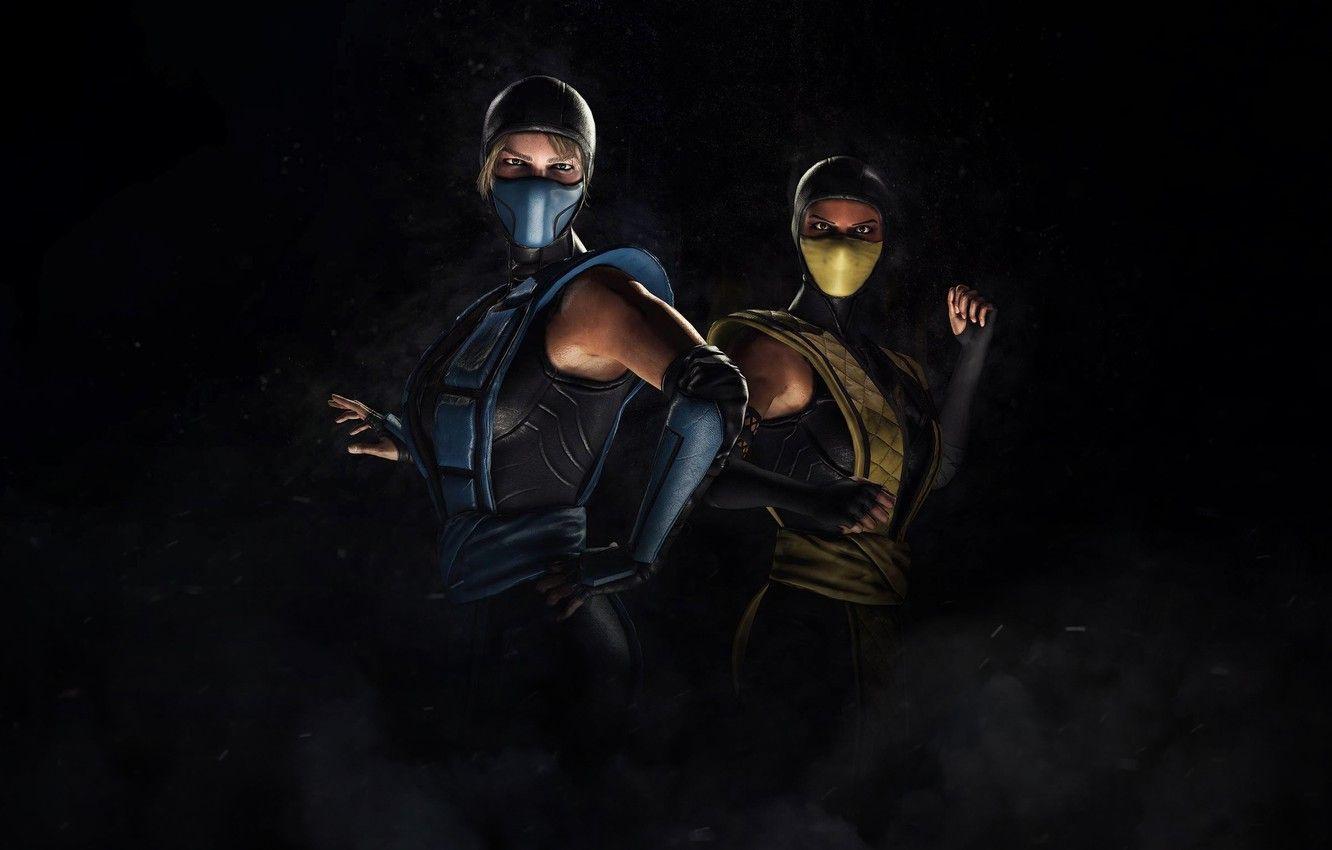 1332x850 Wallpaper Girls, The Game, Scorpio, Fighter, Art, Art, Mortal Kombat, Mortal Kombat, Scorpion, Fighters, Sub Zero, Sub Zero, Character, Characters, Subzero Image For Desktop, Section игры