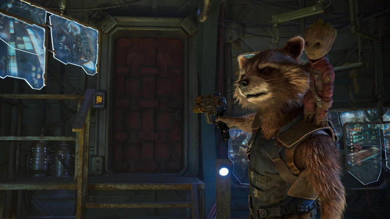 1366x768 Baby Groot And Rocket Raccoon In Guardians of the Galaxy Vol 2 1366x768 Resolution HD 4k Wallpaper, Image, Background, Photo and Picture