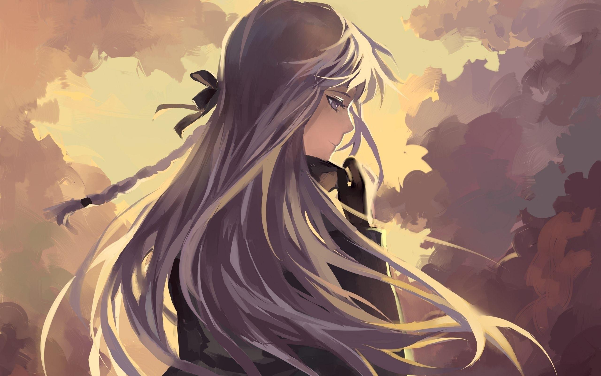 2560x1600 Anime Girls Sad