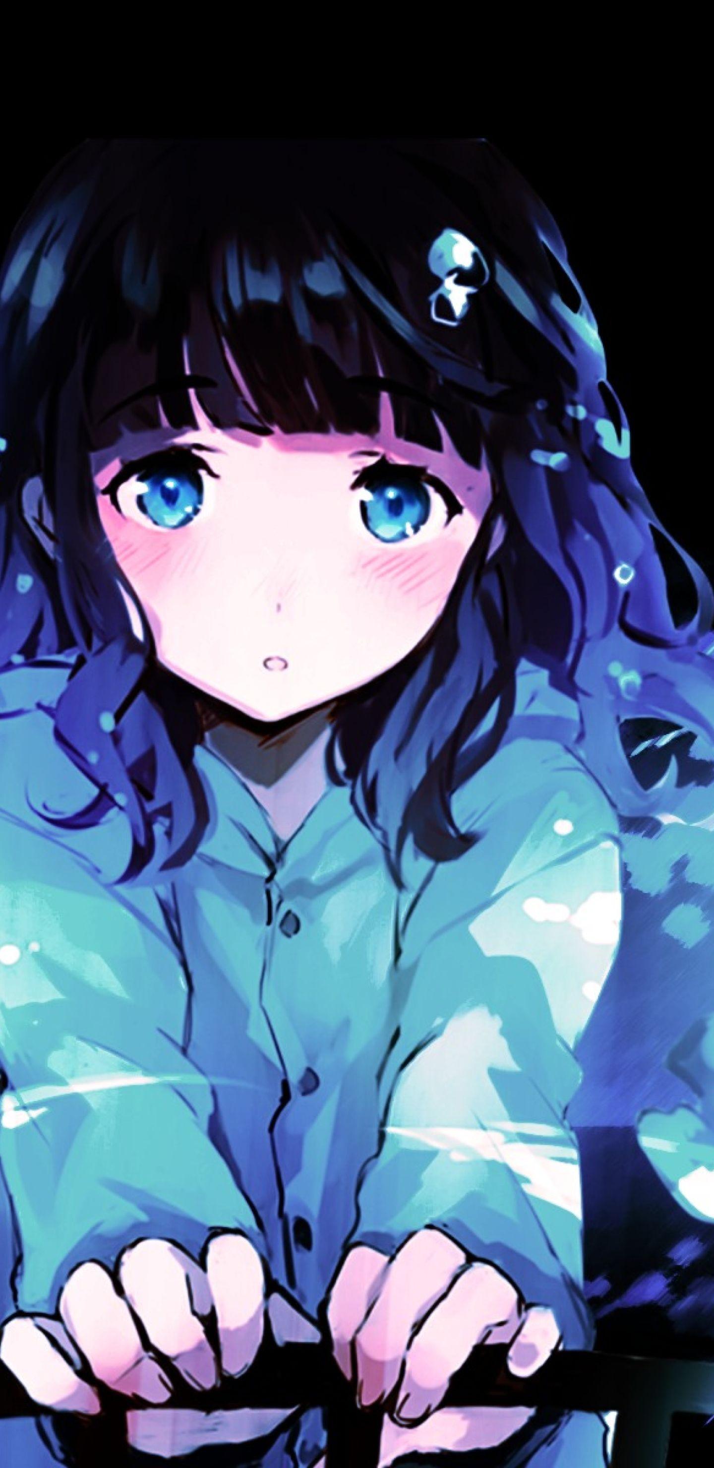 1080x2340 Anime Girl Sad 4k HD Wallpaper