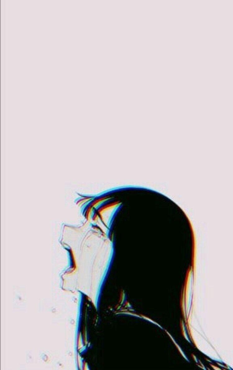 750x1192 iPhone Sad Anime Girl Wallpaper