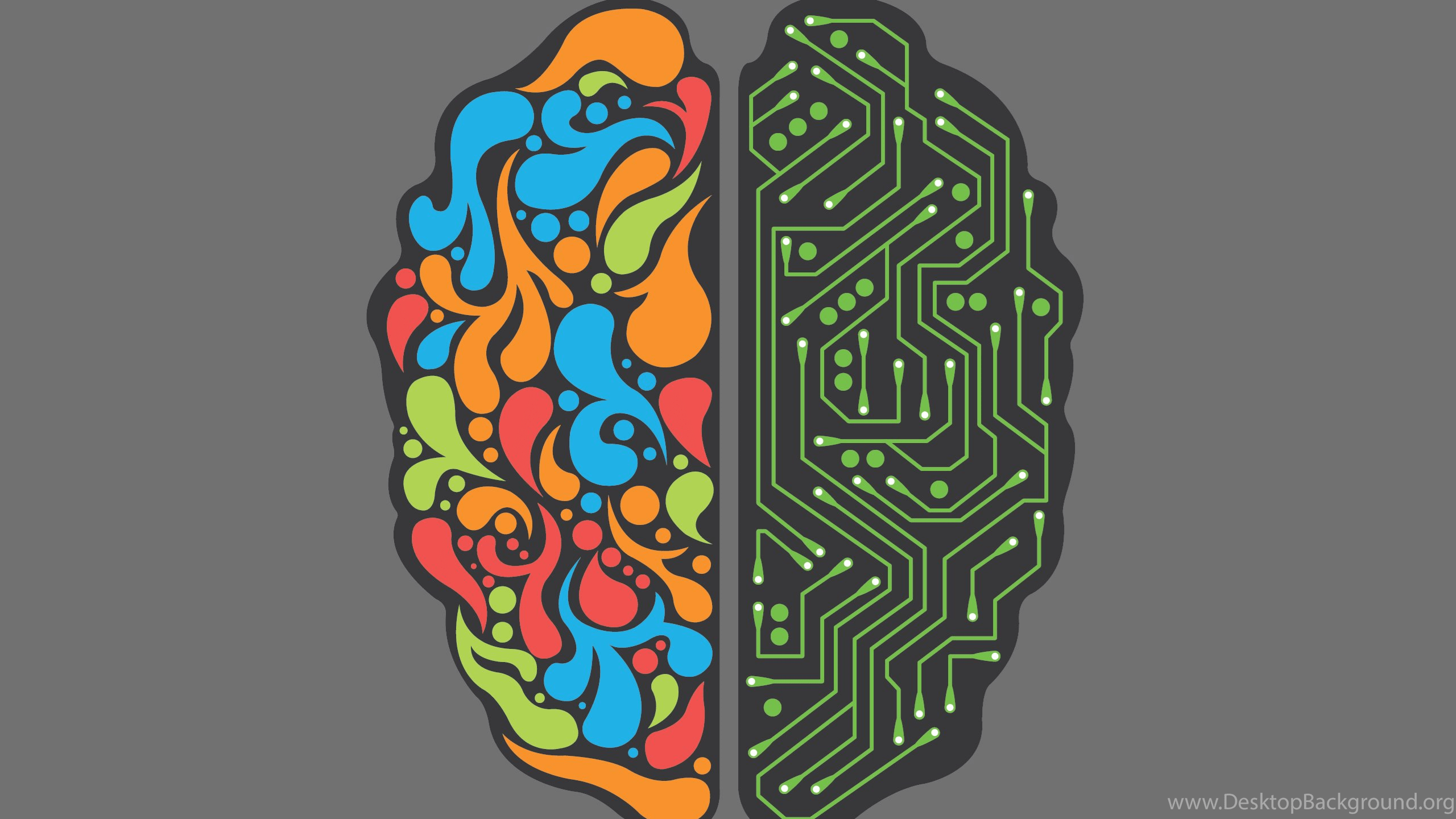 2560x1440 Electronic Engineering Brain Wallpaper HD Desktop Background