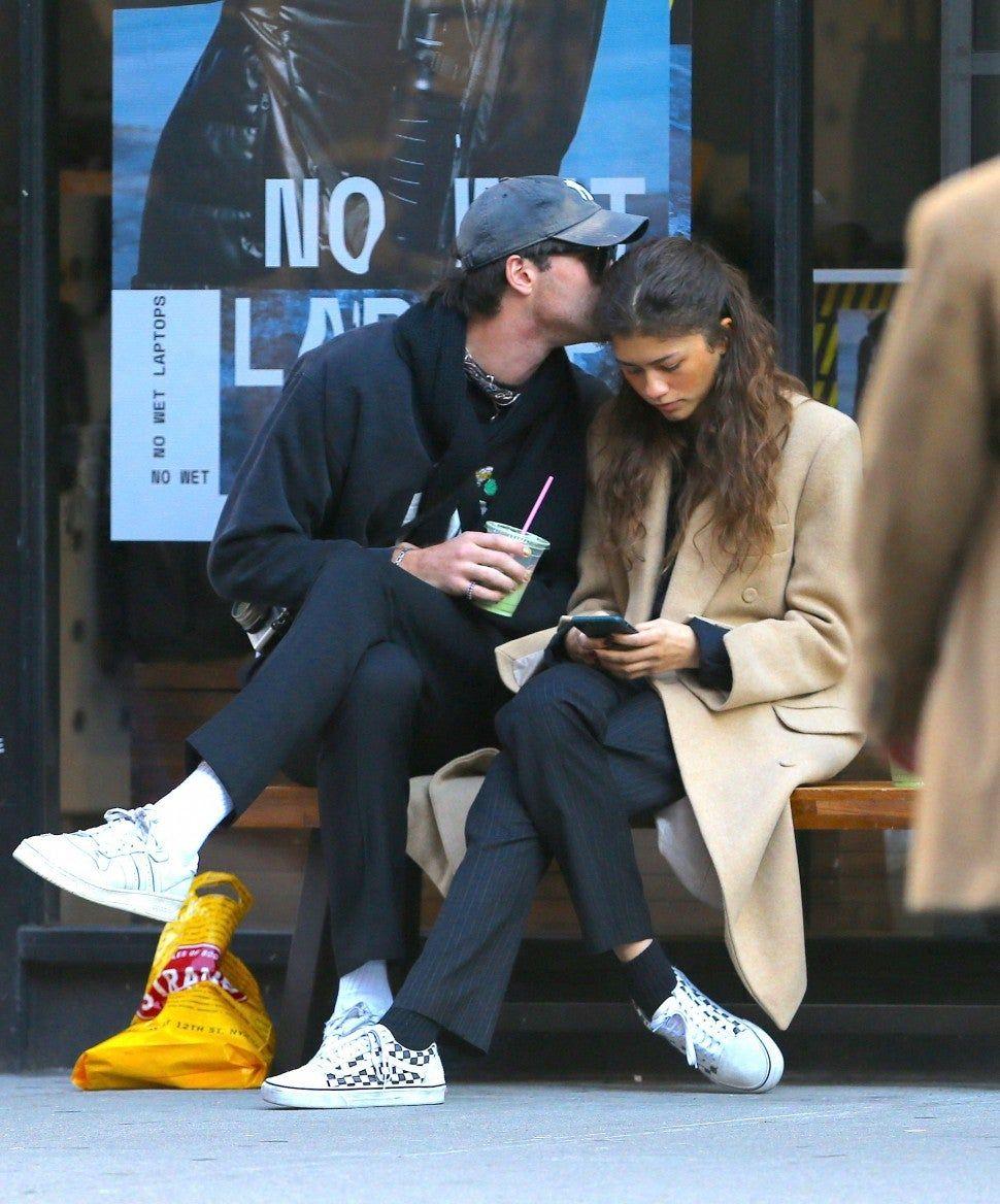 970x1168 Zendaya's 'Euphoria' Co Star Jacob Elordi Gives Her A Sweet Kiss In NYC: Pics!