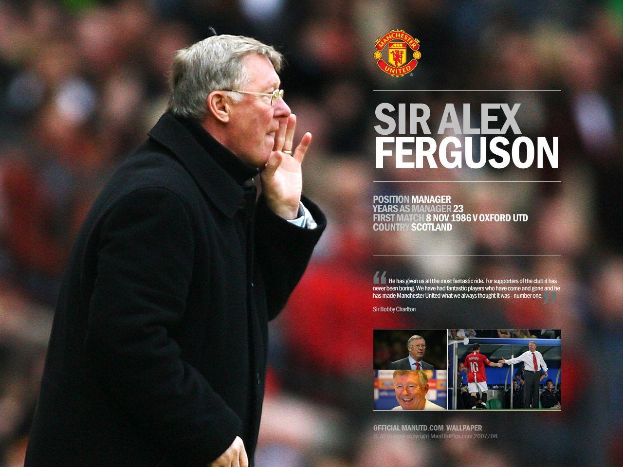 1280x960 Alex F. Sir Alex Ferguson years wallpaper