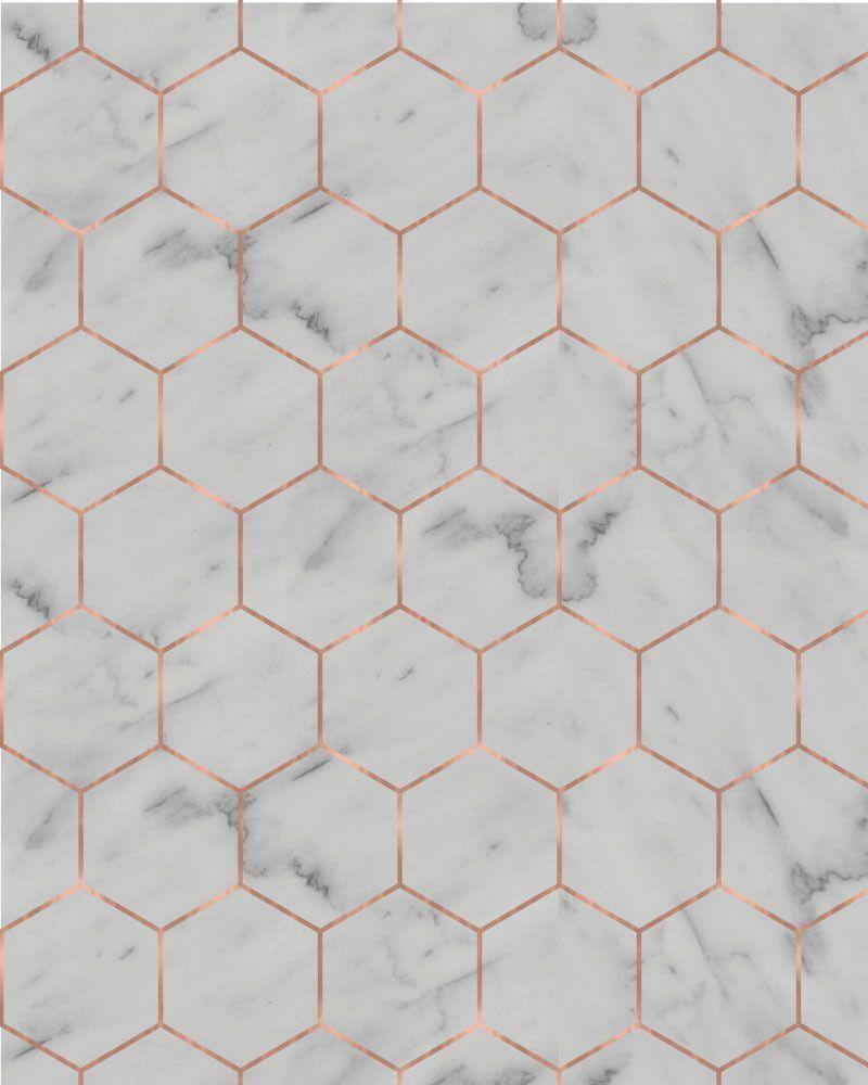 800x1000 Marble Hexagon Wallpaper. Tile floor, Painting tile floors, Rustic wallpaper