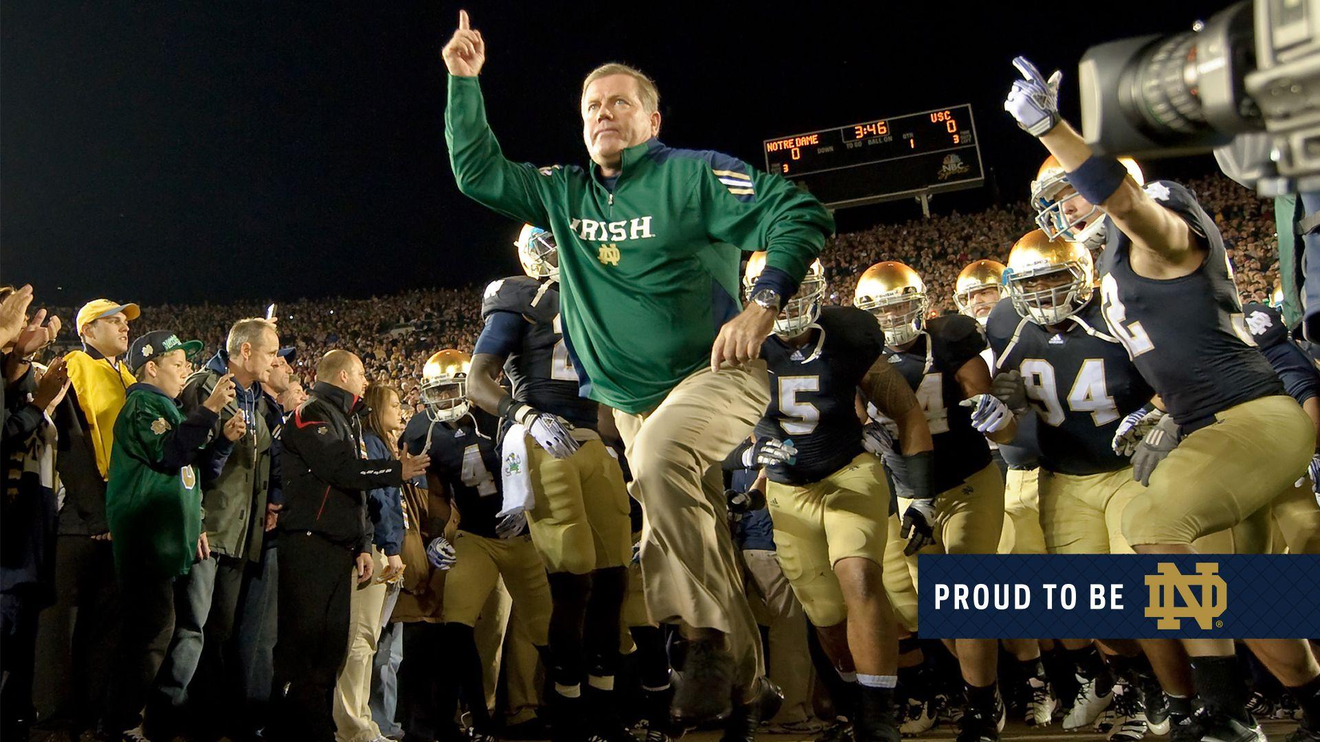 1920x1080 Wallpaper // Proud to Be ND // University of Notre Dame