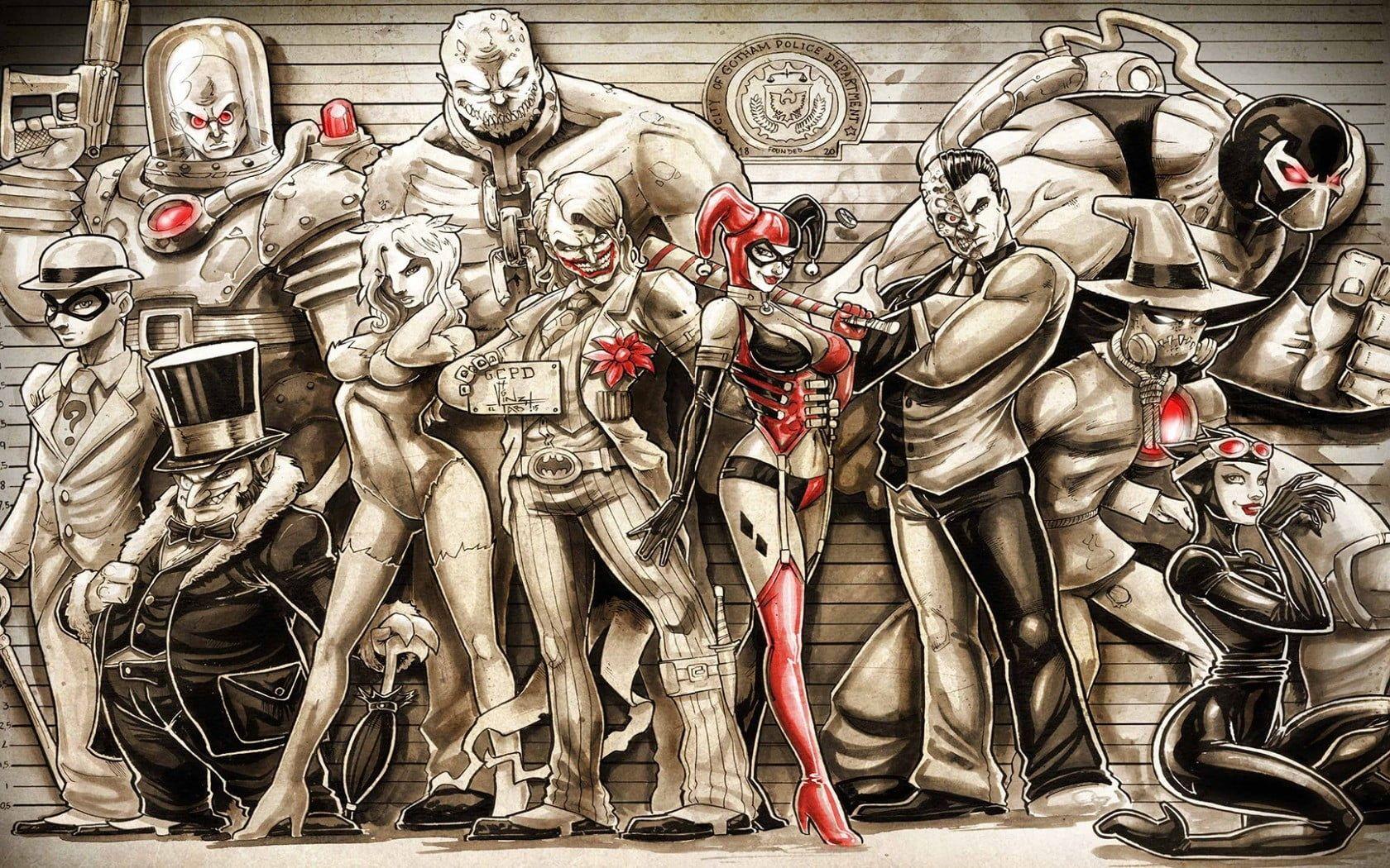1680x1050 Dc Villains Wallpaper