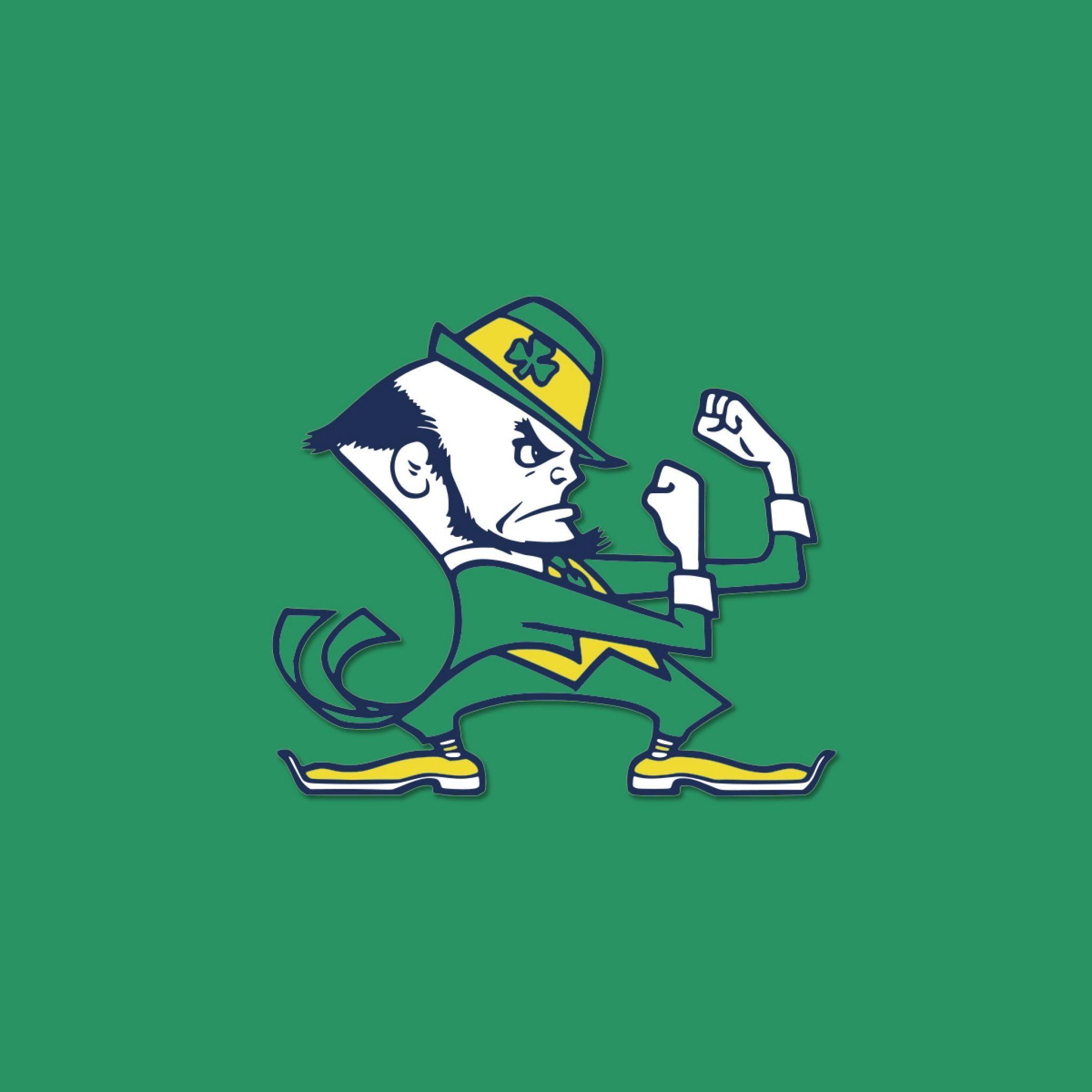 2048x2048 Download Wallpaper 2048x2048 Notre dame fighting irish, Logo. Epic