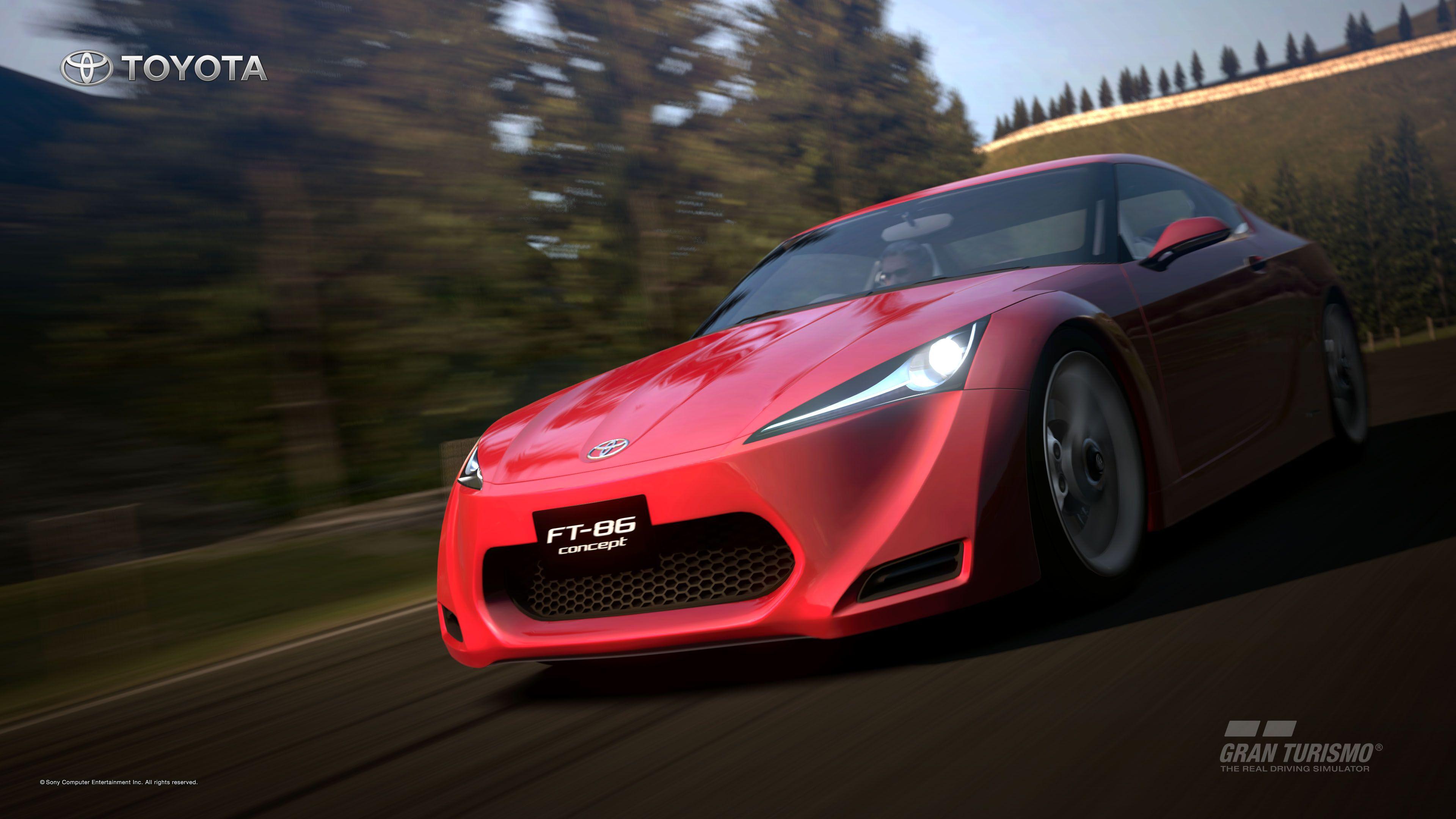 3840x2160 4K Gran Turismo 5 Toyota Ft 86 Wallpaper