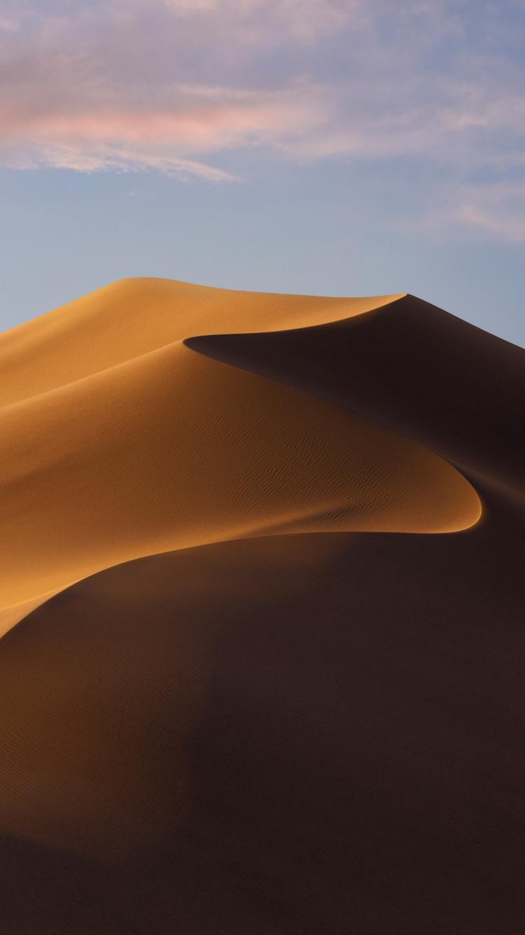 750x1334 Full res MacOS Mojave wallpaper