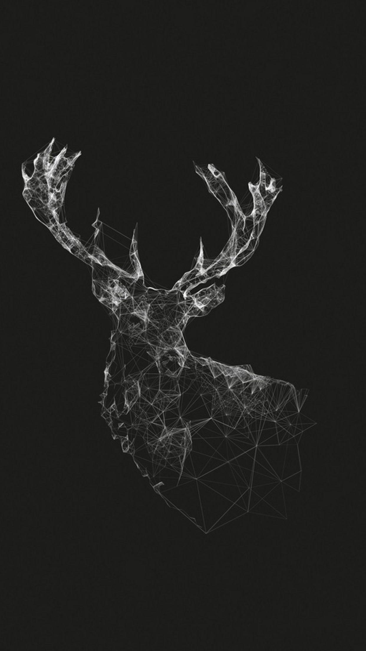 1242x2208 iPhone wallpaper. Lobo geométrico, Wallpaper hipster, Fondos para iphone