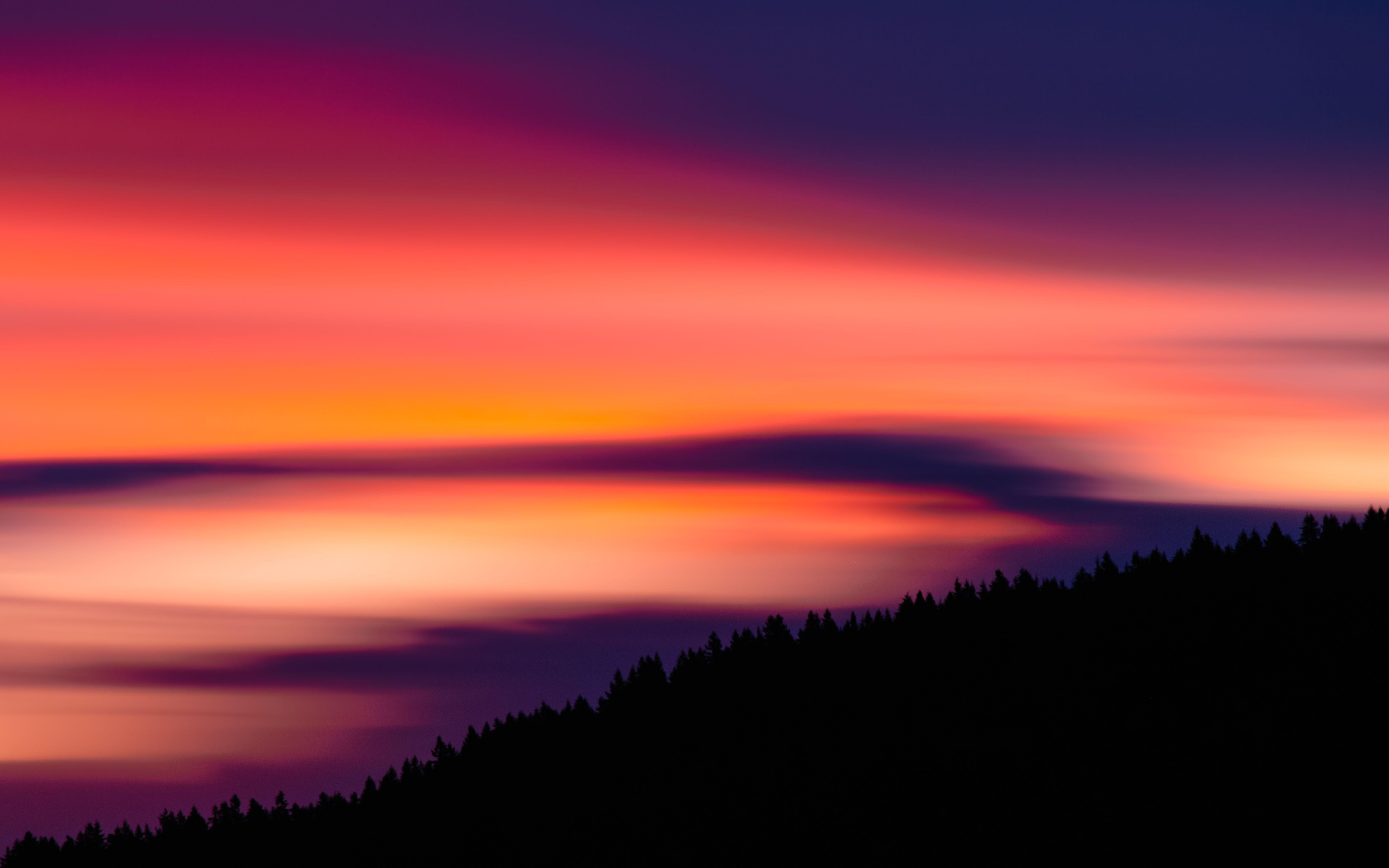5611x3507 Wallpaper : landscape, sunset, colorful, longexposure