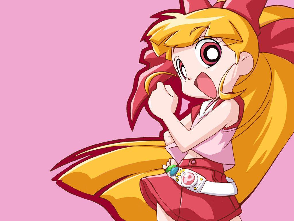 1024x768 lossom from Powerpuff Girls Z (powerpuff girls) Wallpaper