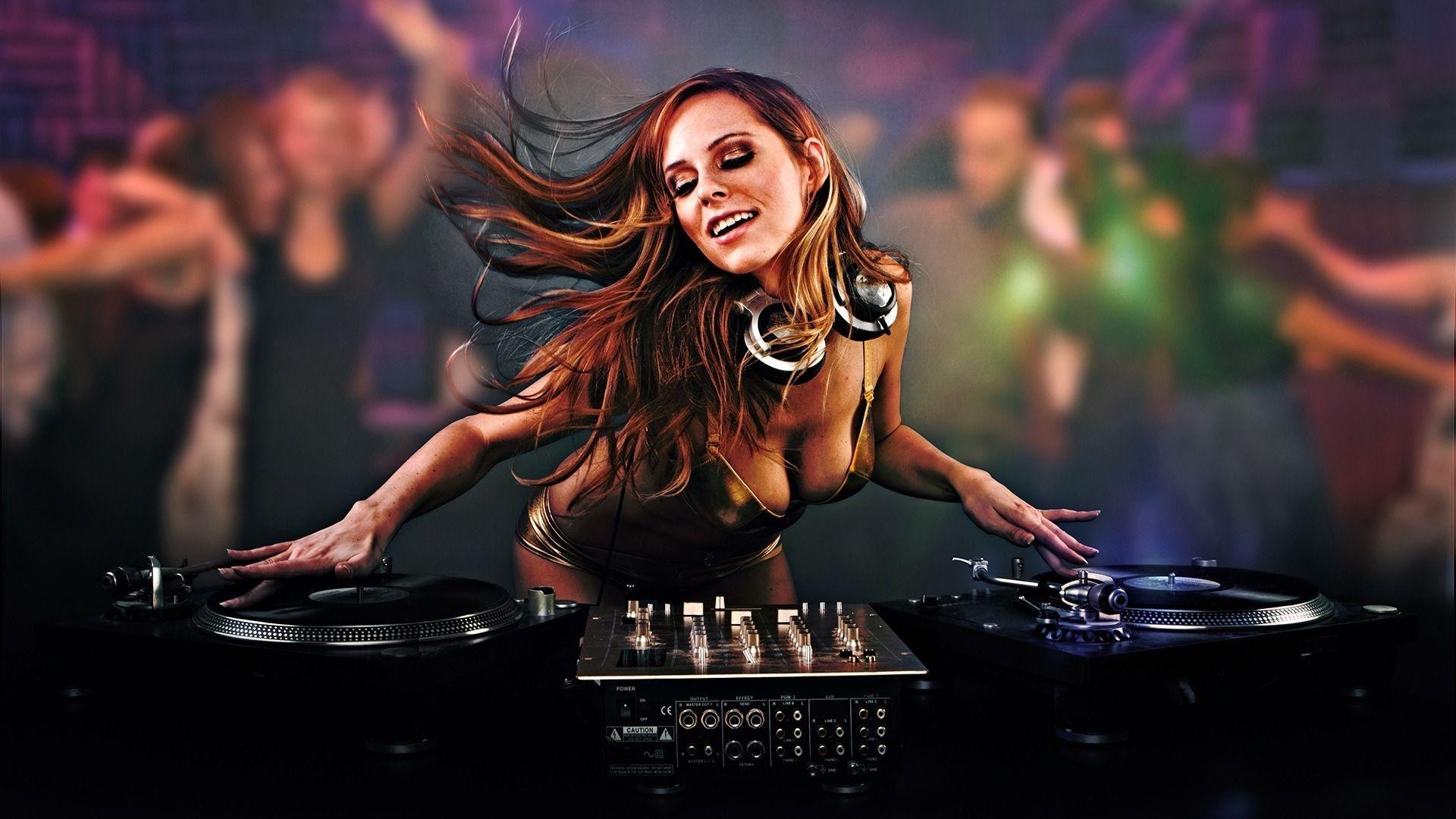1920x1080 High Definition Wallpaper wallpaper: Woman Dj