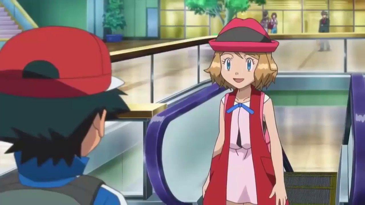 1280x720 Ash and Serena Kiss Episode 47 (Uncensored) (English Dub) [HD]