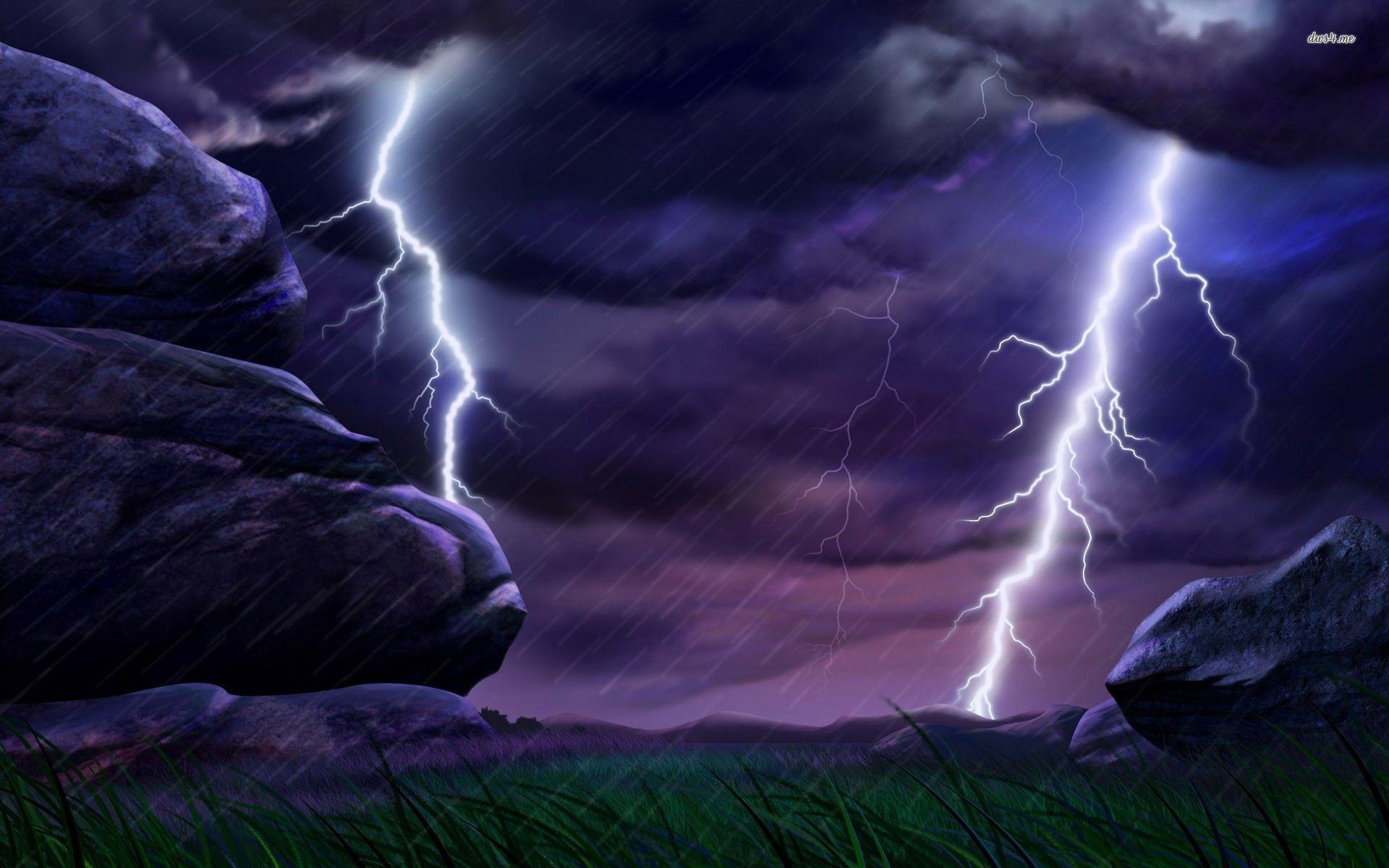 1920x1200 Animated Night Sky Background. file name 21541 lightning strikes 1920x1200 digital art wallpaper jpg