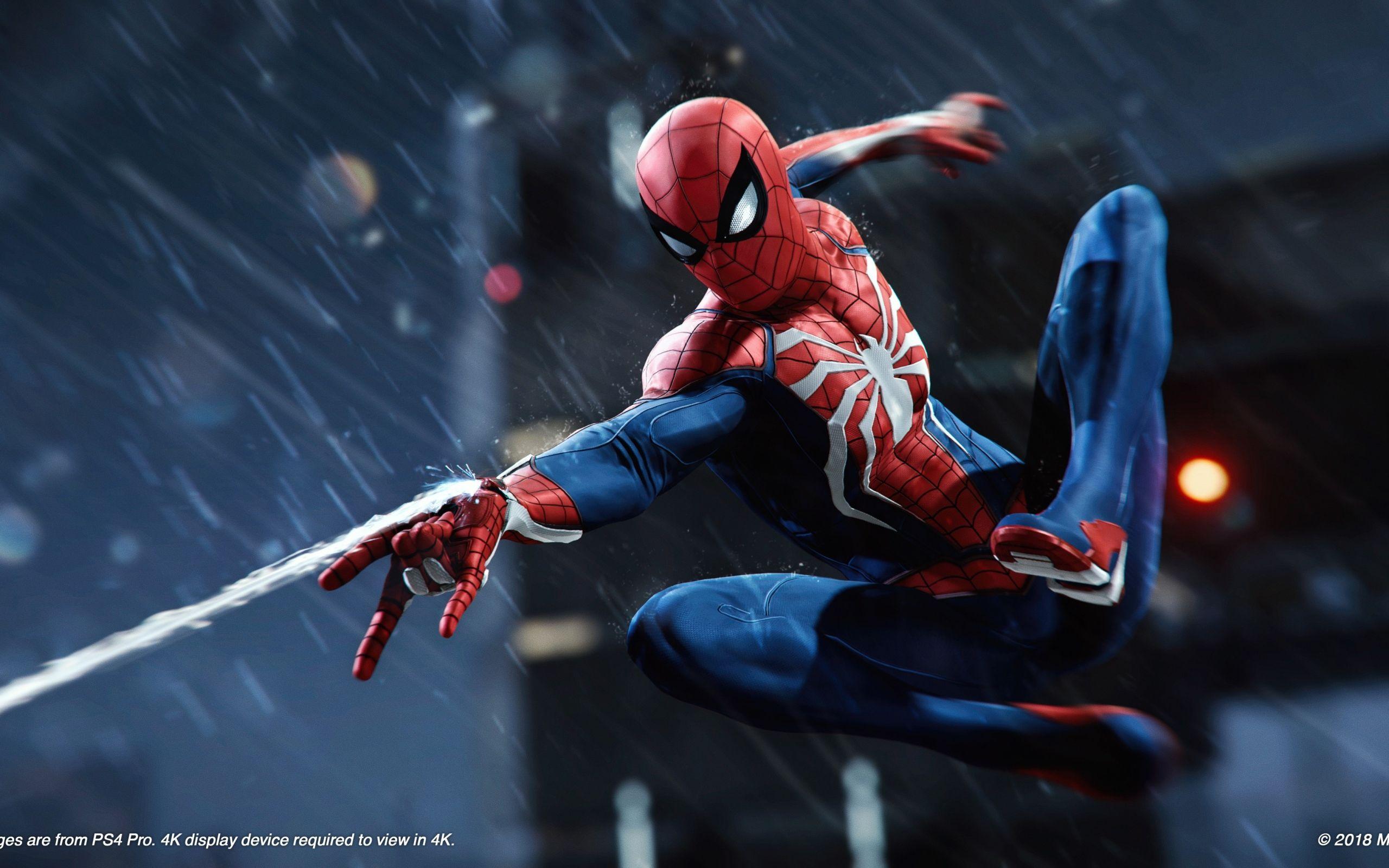 2560x1600 Download Marvel's Spider Man, E3 Screenshot, 4K Widescreen 4:5 Wallpaper 2560x1600