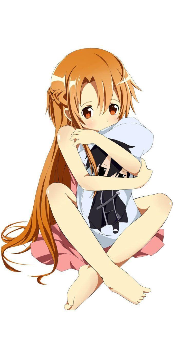748x1330 Sword Art Online, Yuuki Asuna, Simple background HD Wallpaper / Desktop and Mobile Image & Photo
