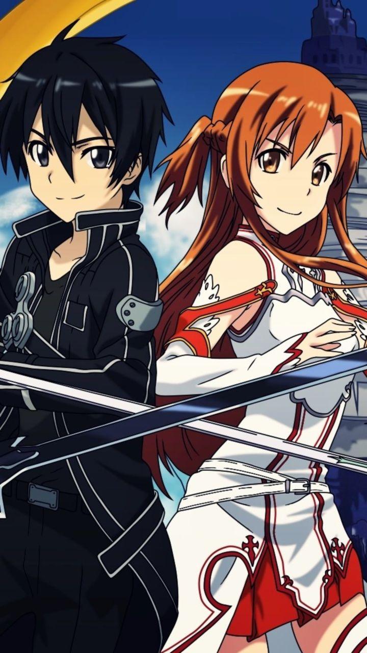 720x1280 Kirito And Asuna Wallpaper