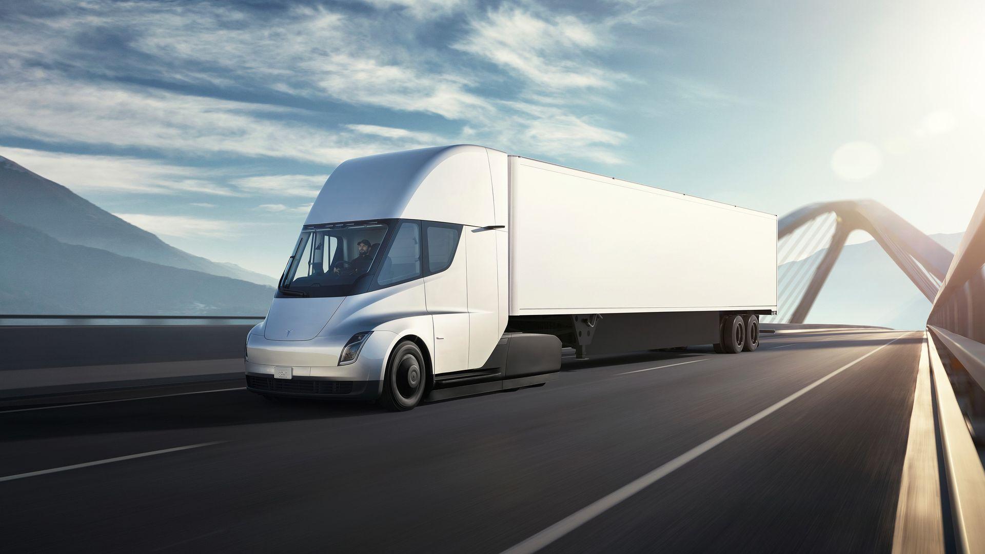 1920x1080 Tesla Truck Wallpaper