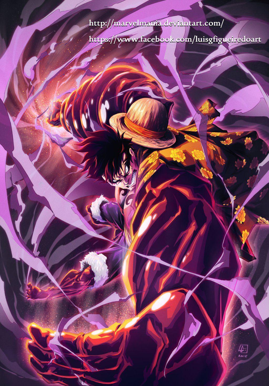 Wallpaper : One Piece, Monkey D Luffy, gear 2nd, vincentnoon, noonvincent,  anime boys, portrait display, watermarked 1125x2436 - mikeangeloo - 2264778  - HD Wallpapers - WallHere