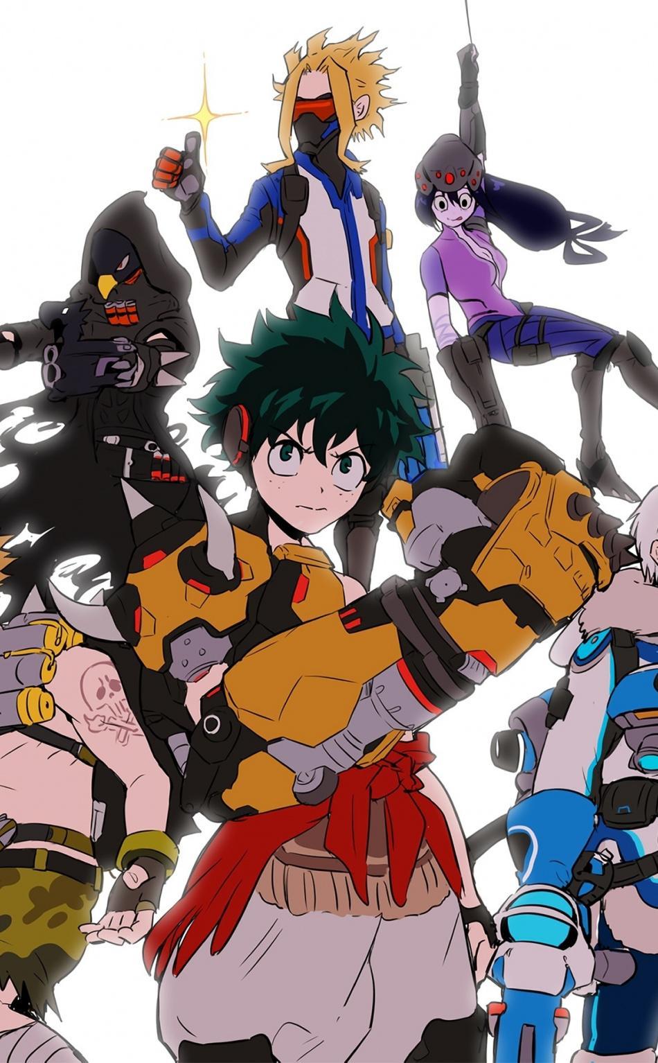 950x1534 My Hero Academia Art Wallpaper