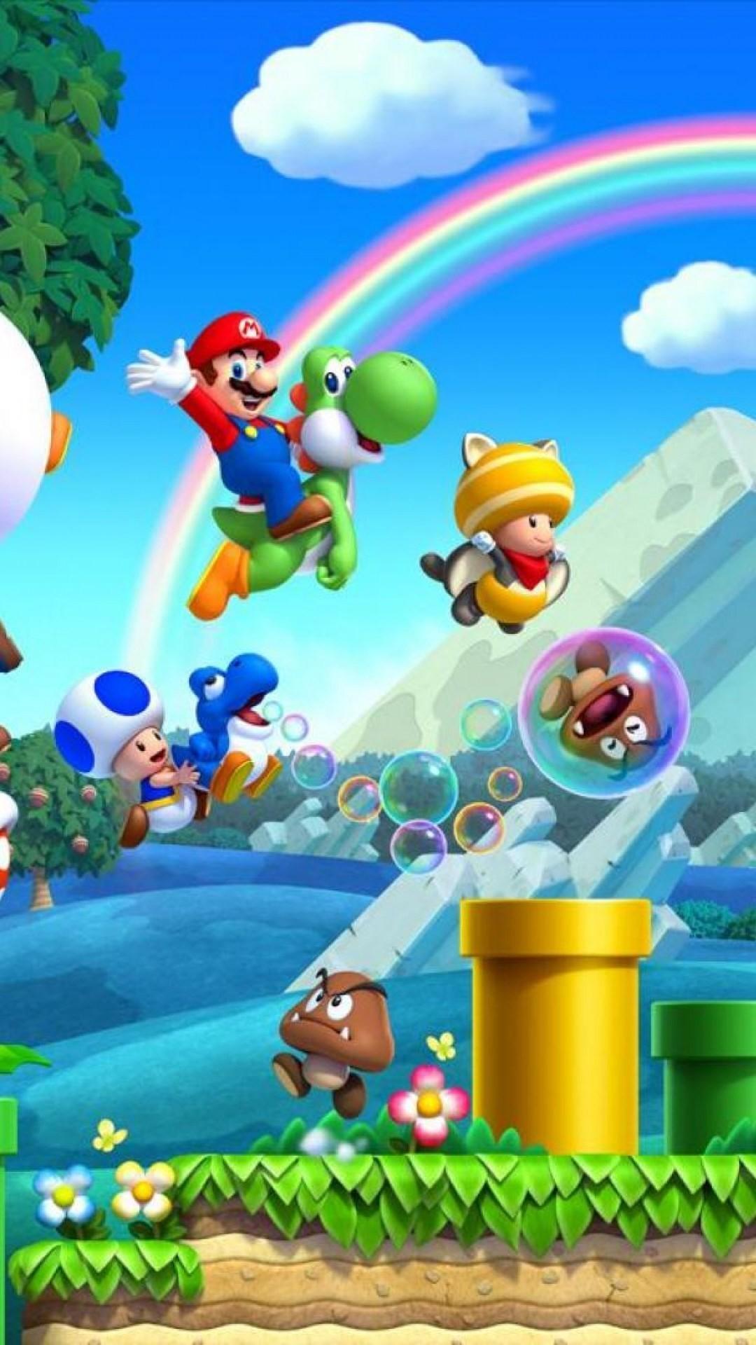 1080x1920 Super Mario 1985 Wallpaper