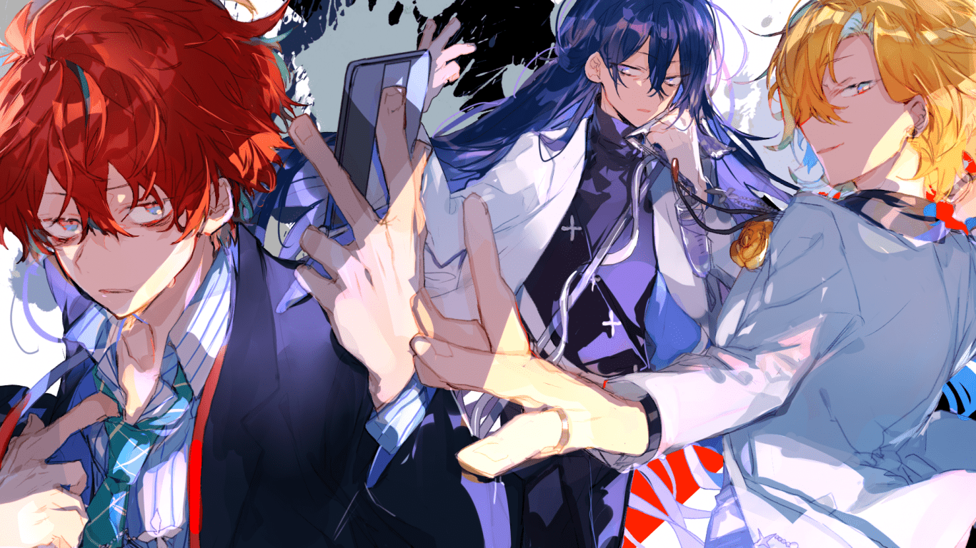 1366x768 Download 1366x768 Izanami Hifumi, Kannonzaka Doppo, Hypnosis Mic Division Rap Battle Wallpaper for Laptop, Notebook