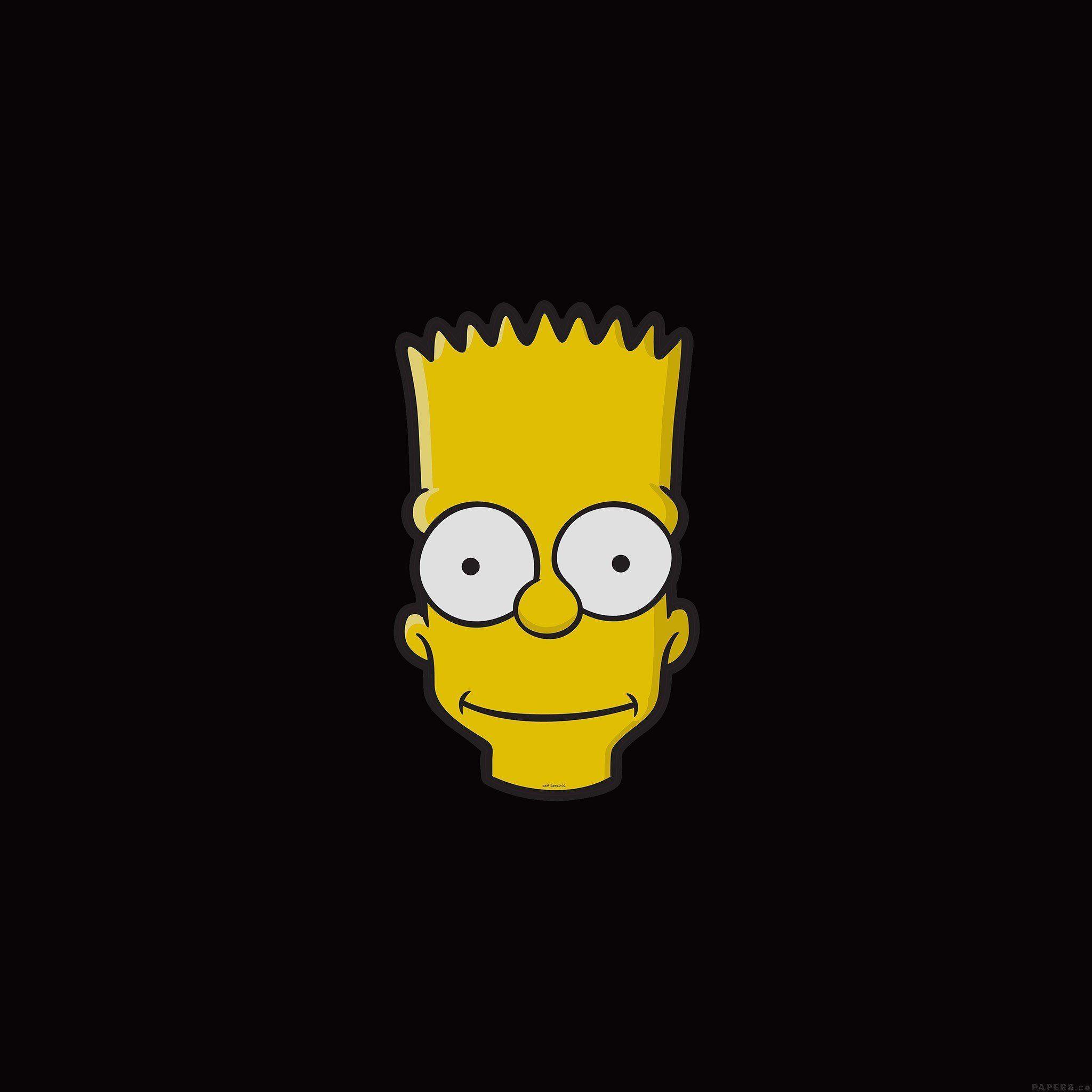 2048x2048 Bart Home Screen Bart The Simpsons Wallpaper