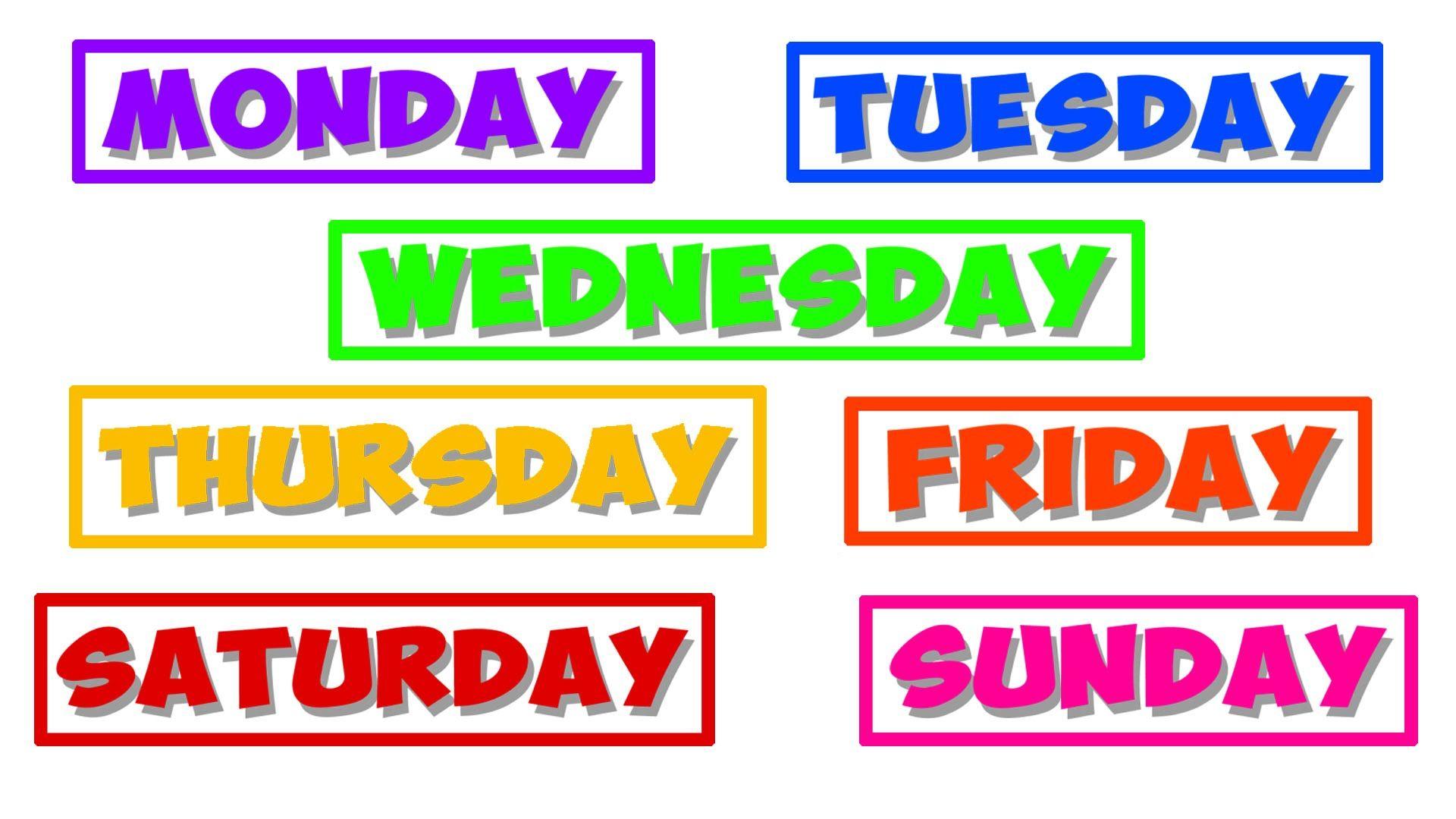 Days of the Week Wallpapers - Top Free Days of the Week Backgrounds ...