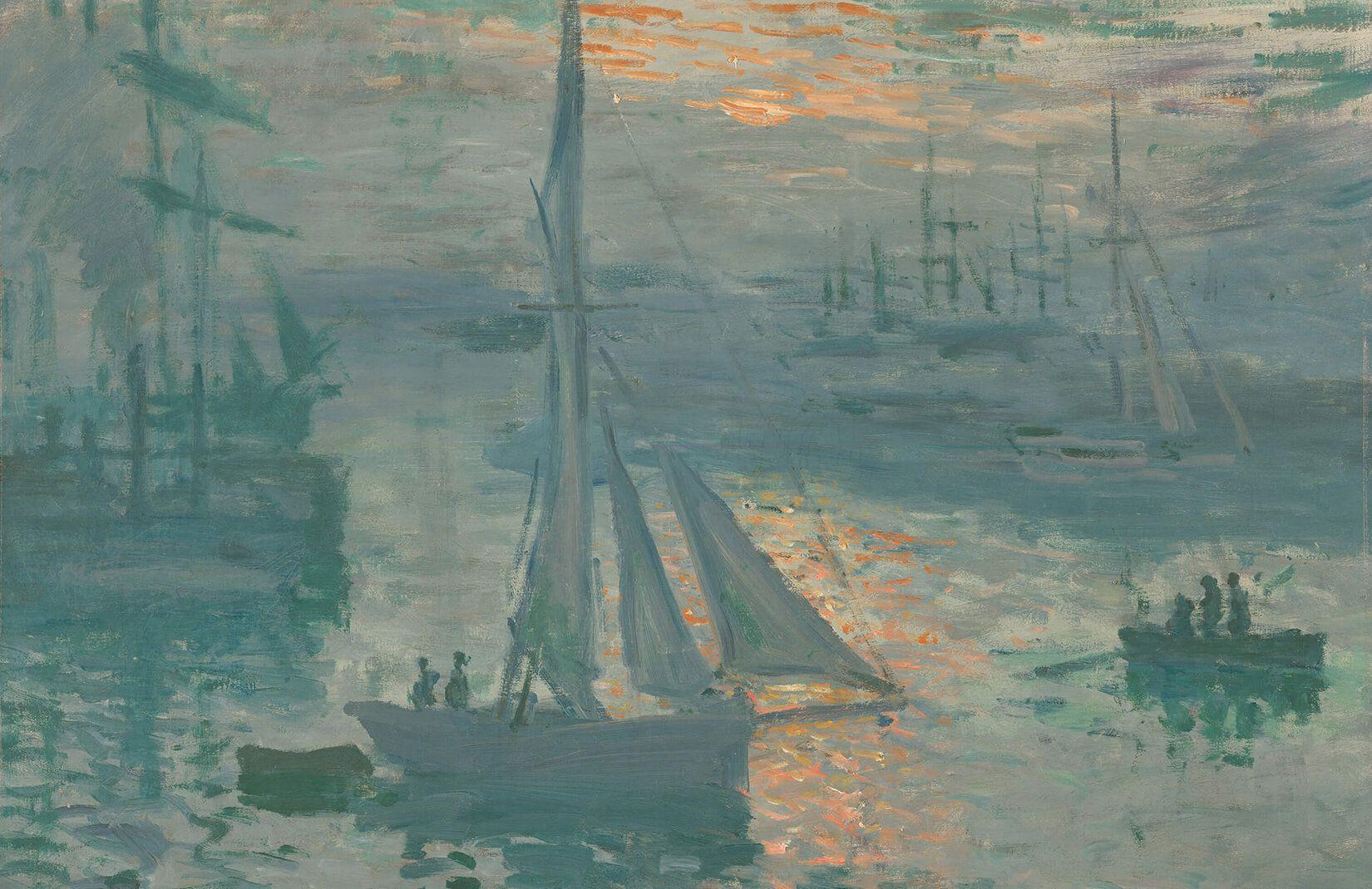 1650x1070 Sunrise Marine by Monet Wallpaper Mural