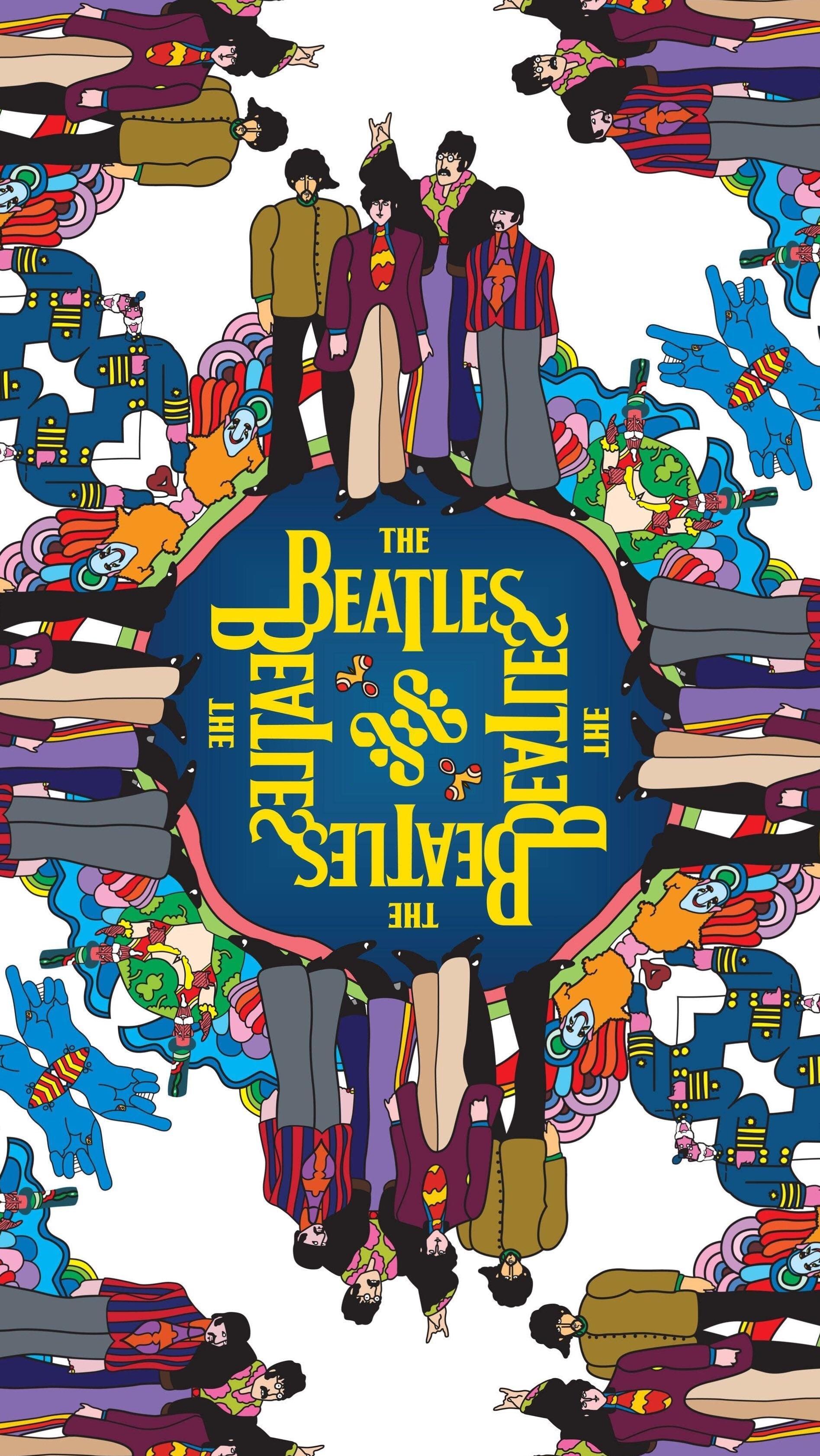 1895x3363 Yellow Submarine phone wallpaper I made for y'all