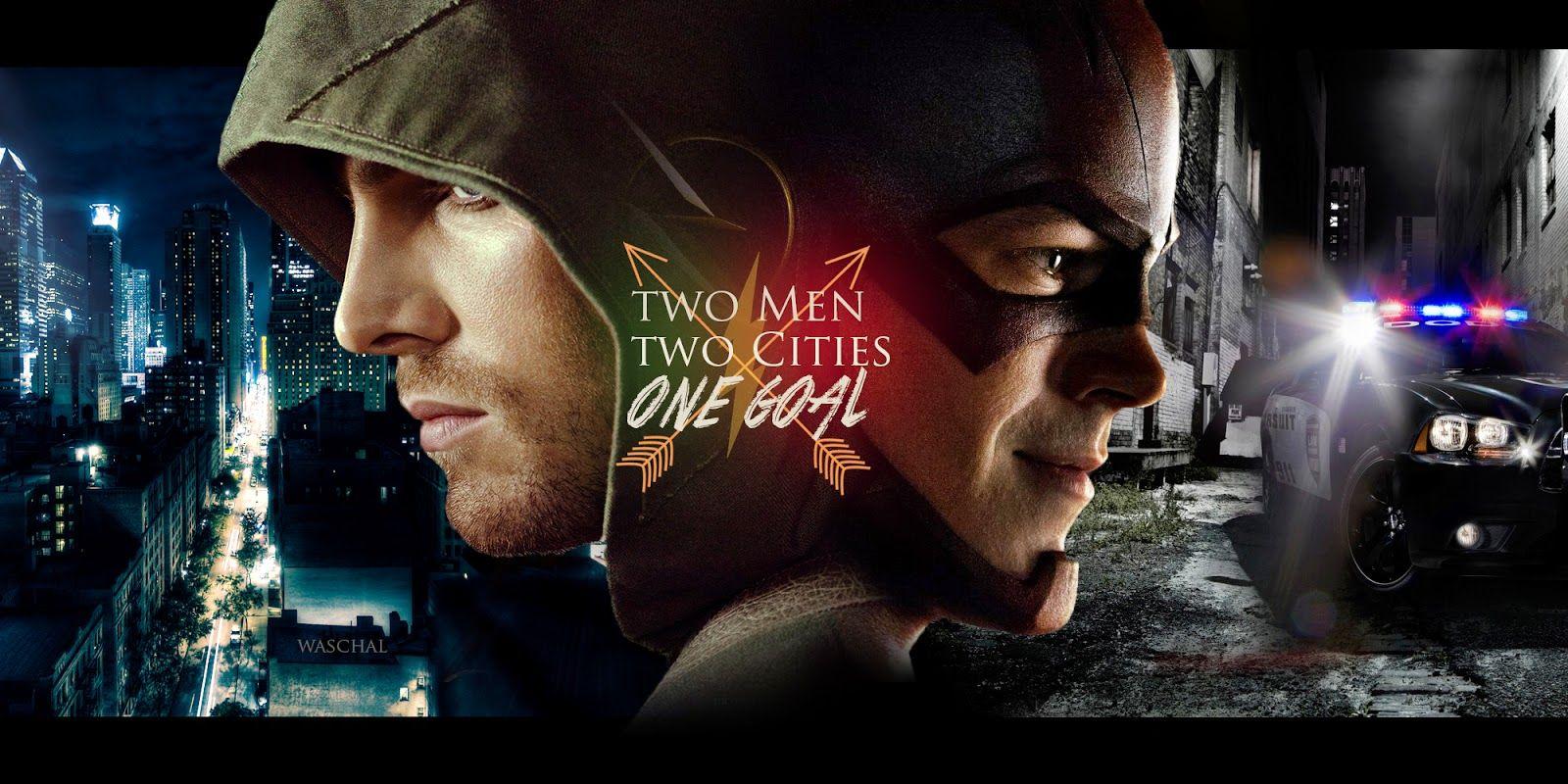 1600x800 Arrow and The Flash Wallpaper
