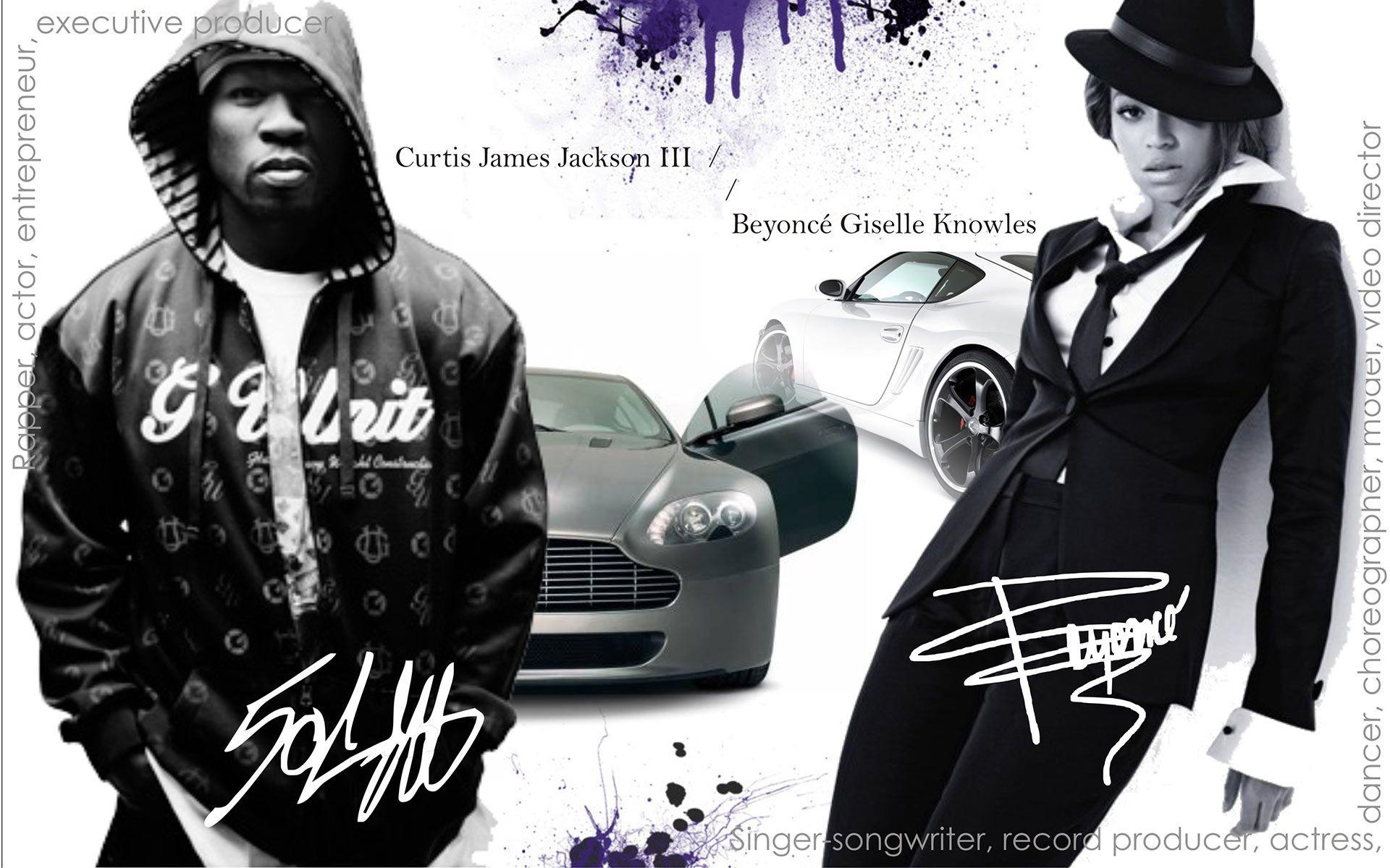 1920x1200 50 CENT Curtis Jackson Hip Hop Rap Cent Gangsta Beyonce Wallpaperx1200