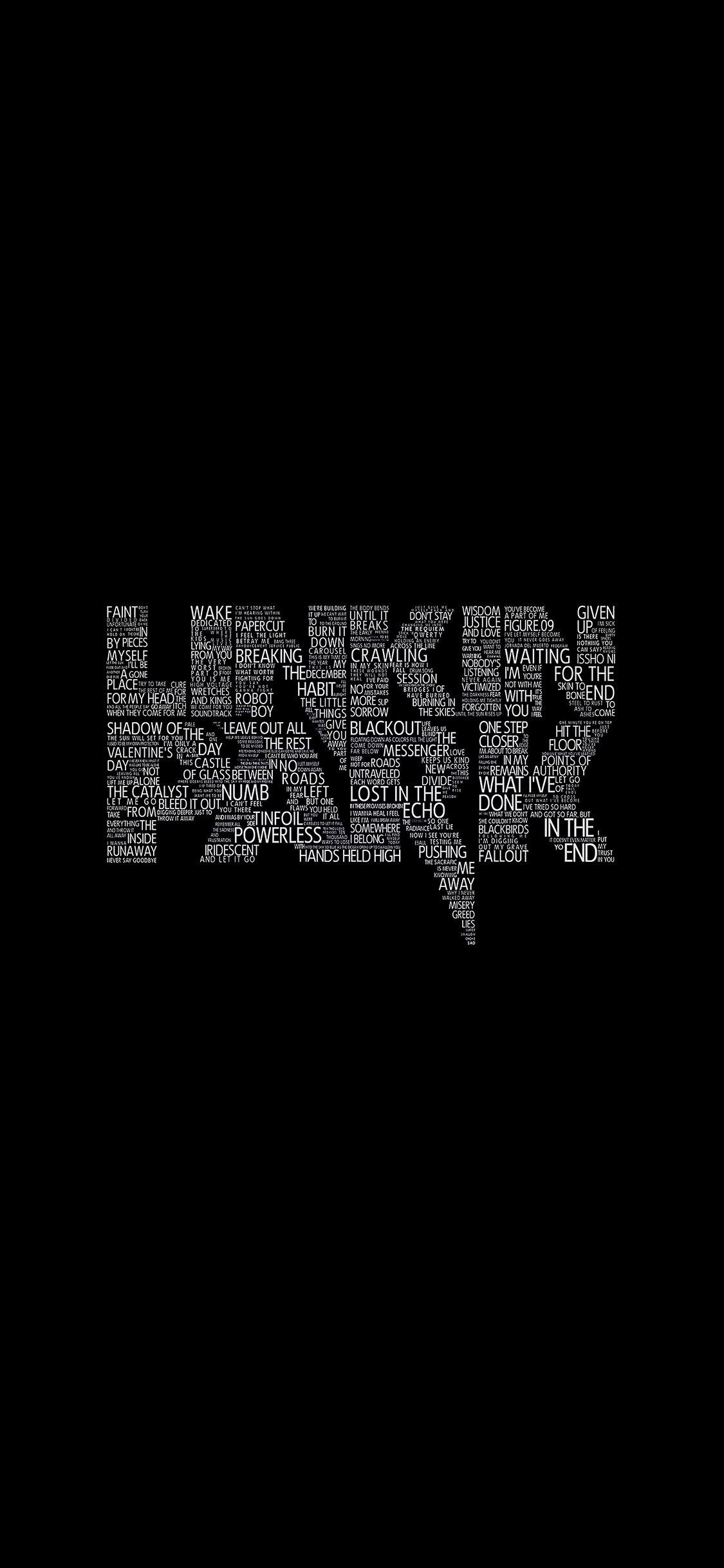 1125x2436 iPhoneXpapers park dark logo music