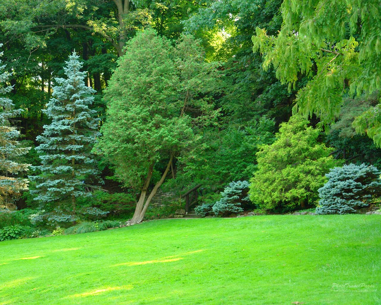 1280x1024 Garden Wallpaper
