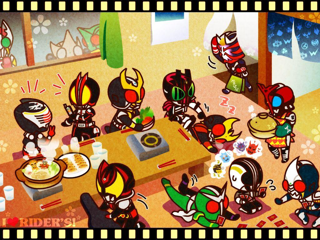 1024x768 Kamen Rider Kiva Fanart