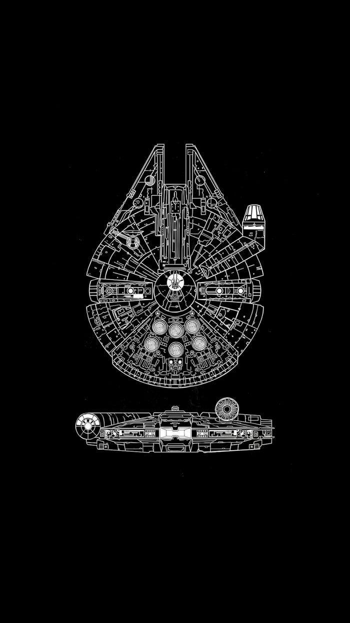 Millennium Falcon Iphone Wallpapers Top Free Millennium Falcon Iphone Backgrounds Wallpaperaccess