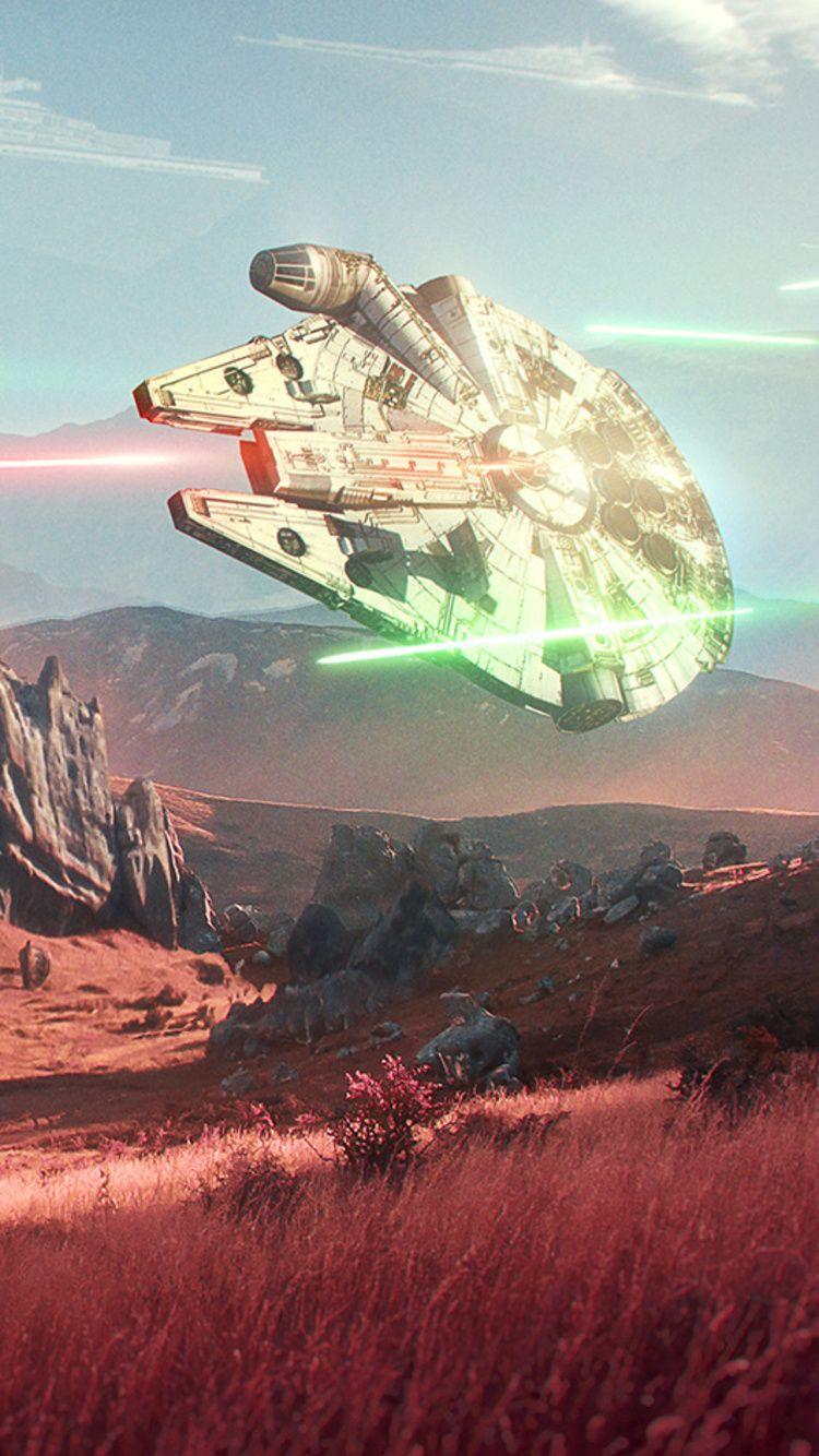 750x1334 Millennium Falcon Artwork iPhone iPhone 6S, iPhone 7 HD 4k Wallpaper, Image, Background, Photo and Picture