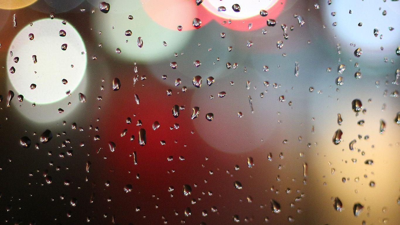 1366x768 Wallpaper /vv01 Bokeh Rain Night Window Pattern Background/ Via. HD Wallpaper For Laptop, Bokeh Photography, Wallpaper Free Download
