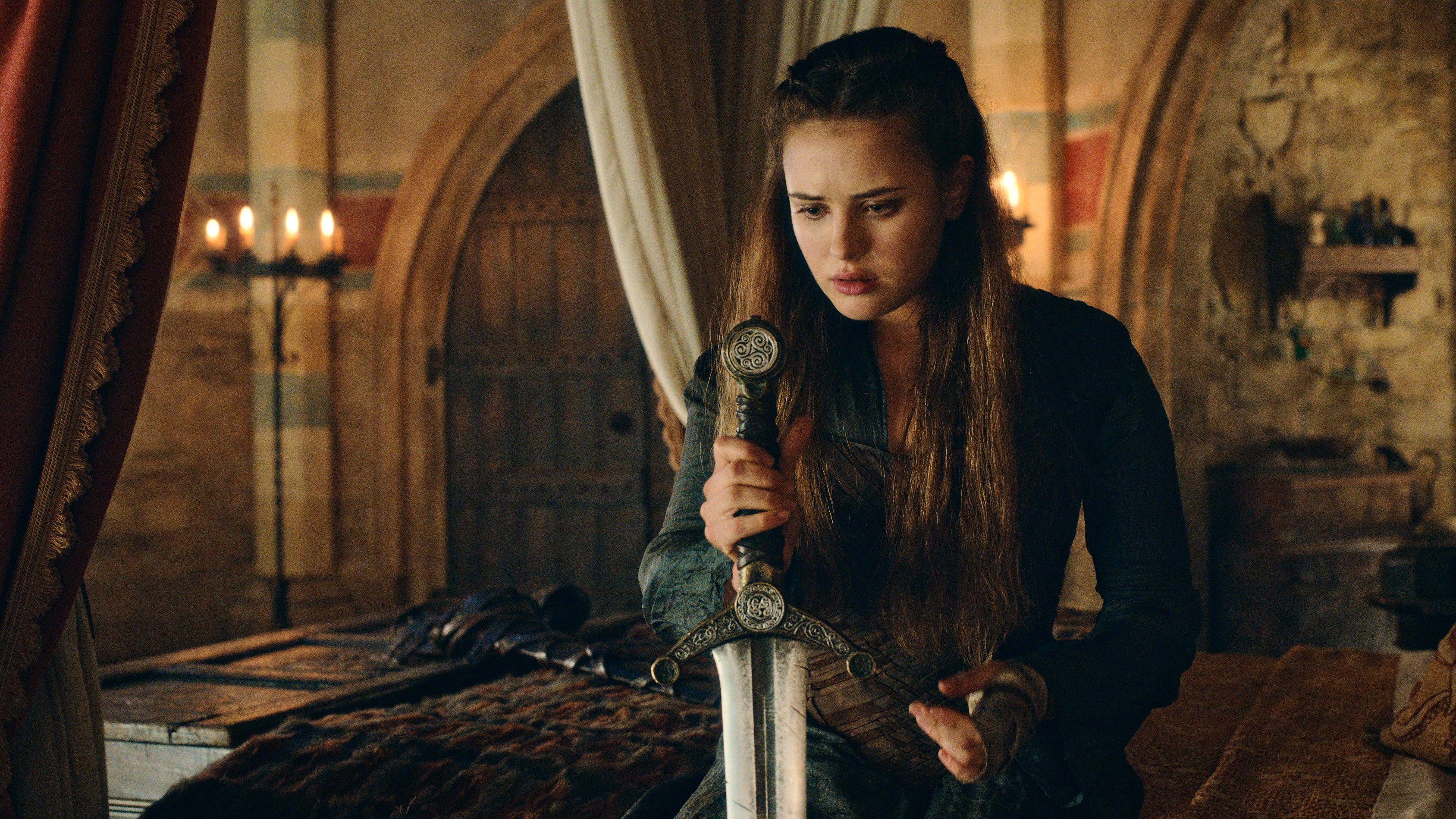 3376x1899 Katherine Langford 4K Wallpaper, Cursed, Netflix series, Movies