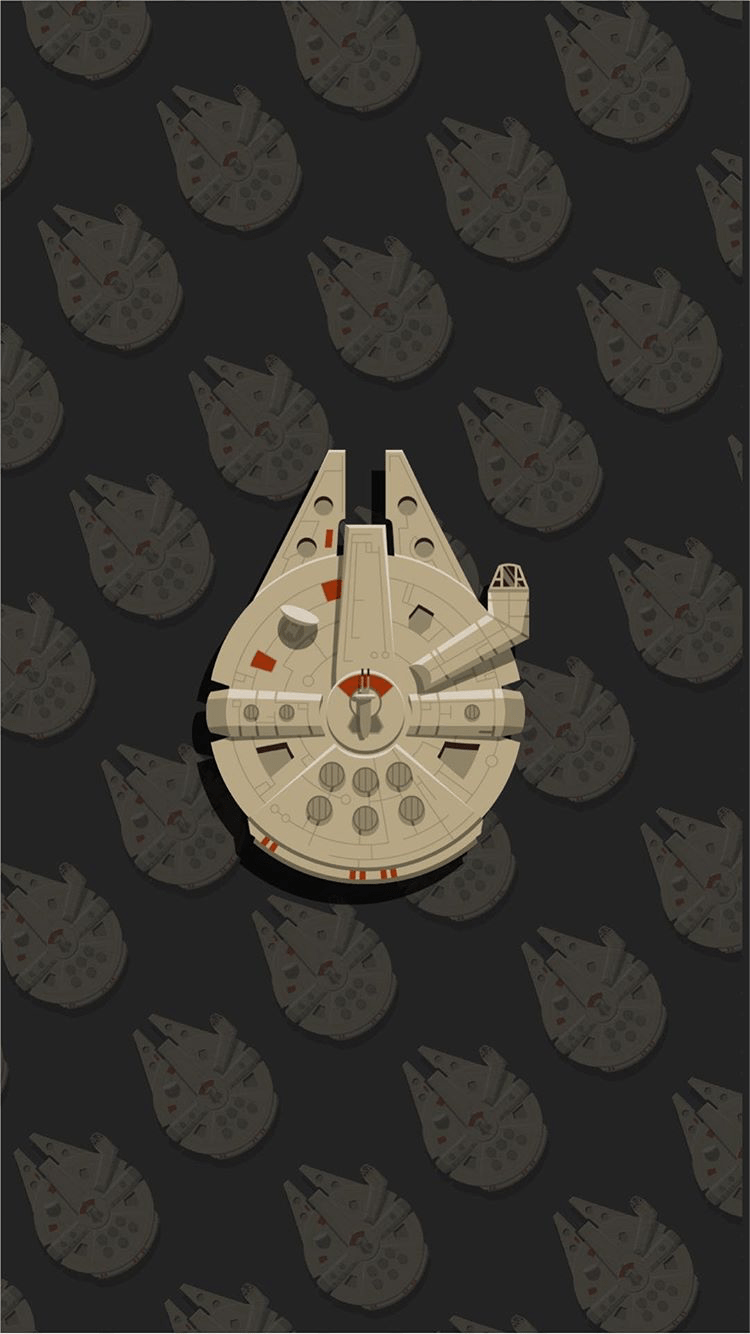 750x1334 Star Wars the last Jedi iPhone wallpaper millennium falcon. Star wars art, Star wars wallpaper iphone, Star wars wallpaper