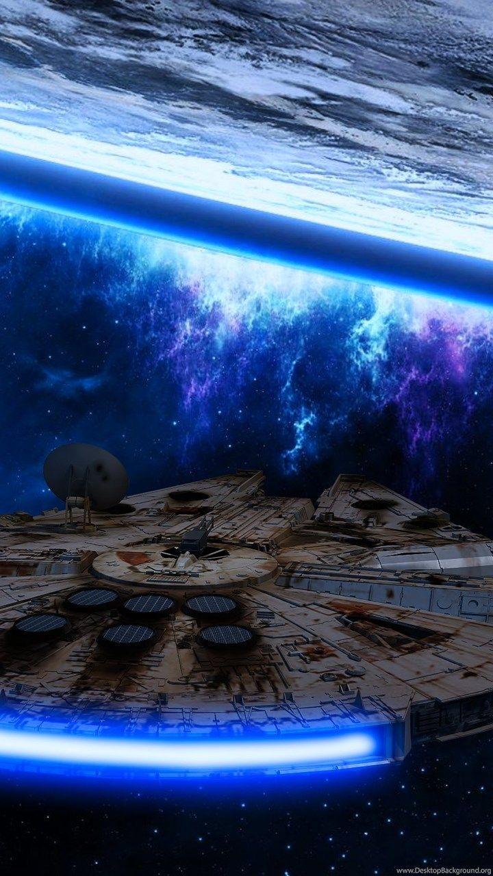 720x1280 Awesome Millennium Falcon Wallpaper Bing Image Desktop Background