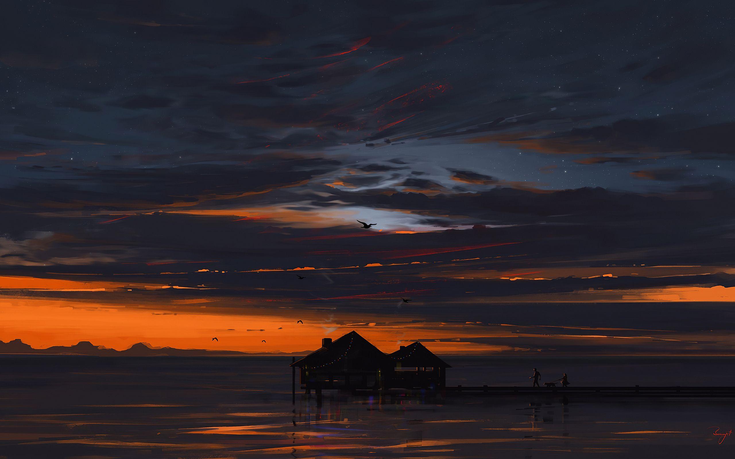 2560x1600 Beach House 4k 2560x1600 Resolution HD 4k Wallpaper, Image, Background, Photo and Picture
