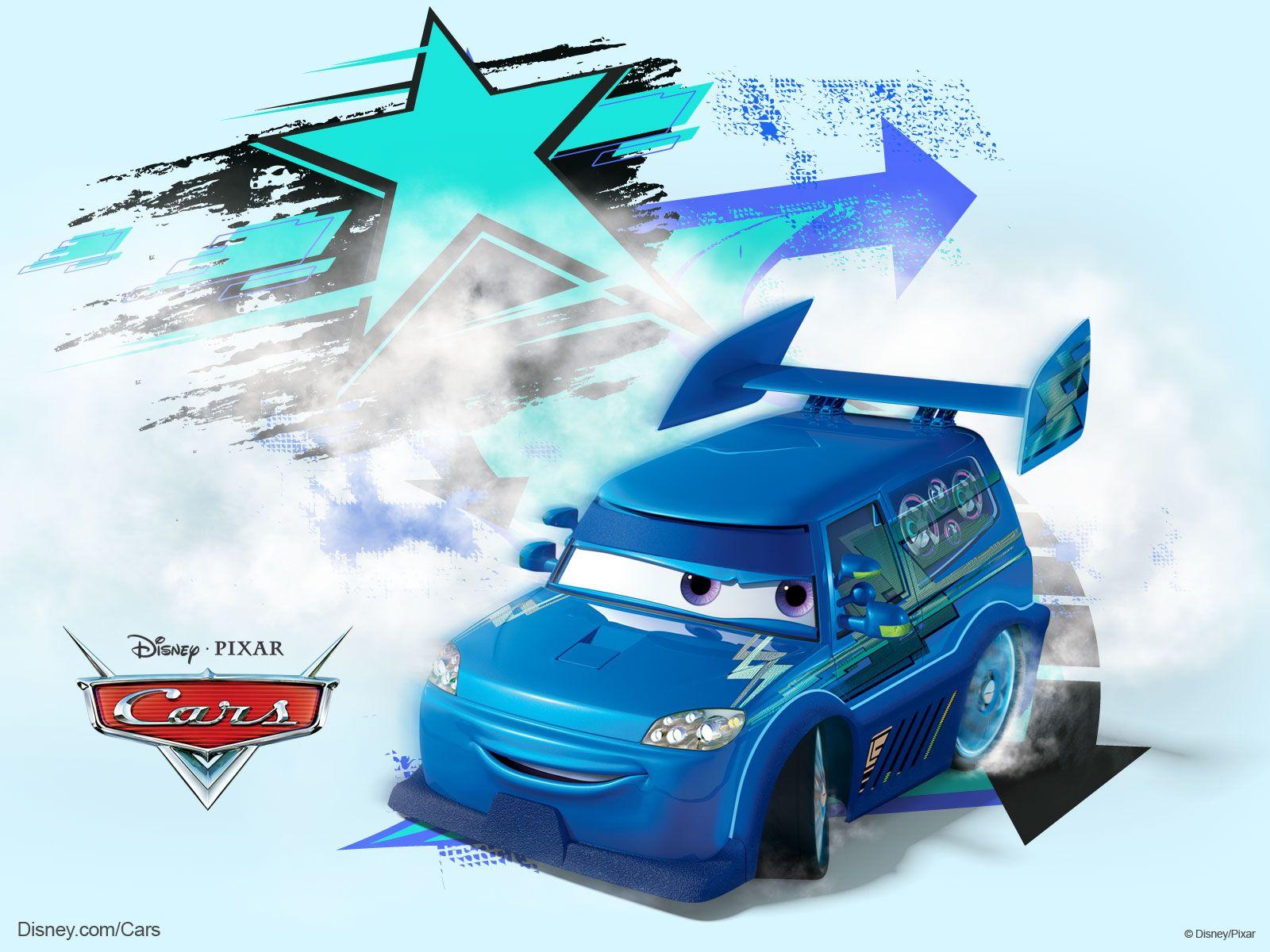 1600x1200 DJ the Custom Car from Pixar Cars Desktop Wallpaper