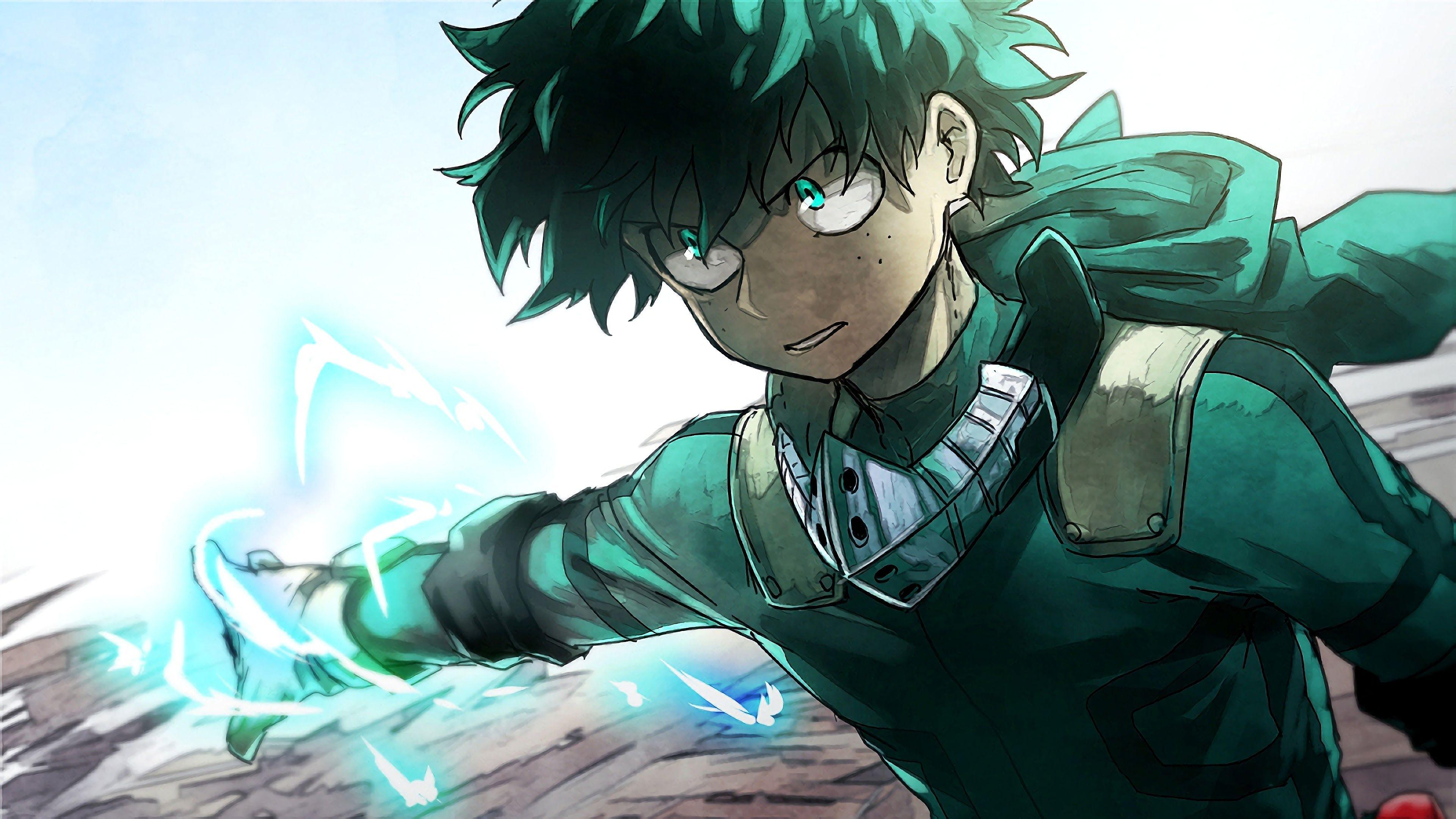 3840x2160 Free download Wallpaper Izuku Midoriya